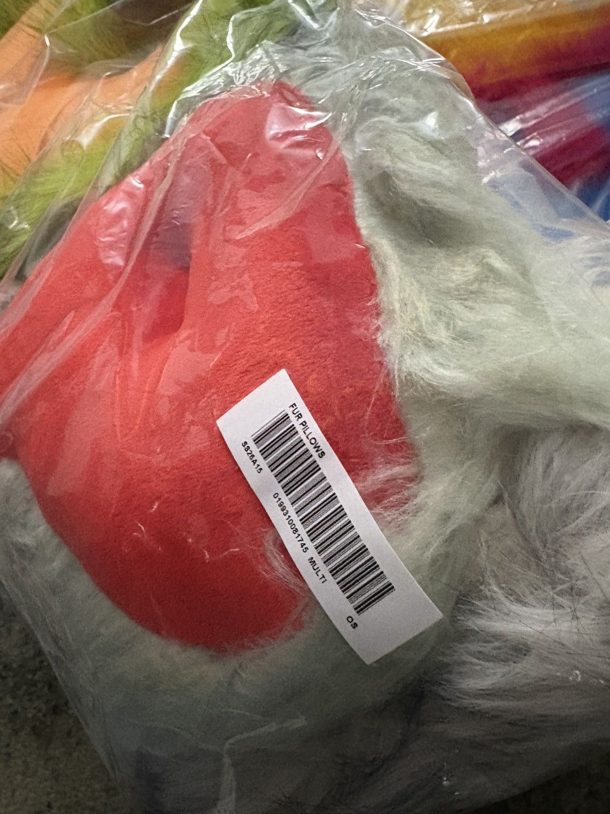 Supreme Supreme Faux Fur Pillow Multicolor Size ONE SIZE - 3 Thumbnail