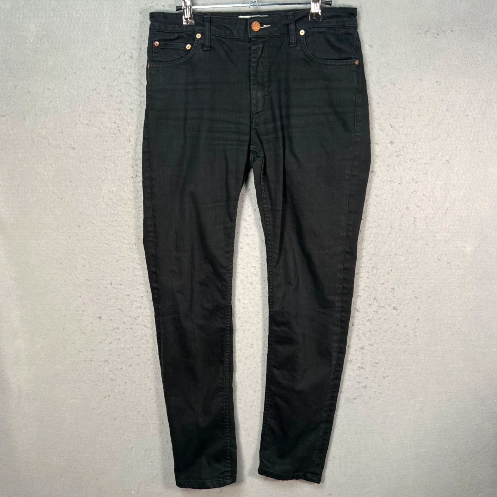 Acne Studios Acne Womens Jeans Skinny 30 Black Stretch Denim Cotton Blend 5-Pocket Design Slim Size 30" / US 8 / IT 44 - 2 Thumbnail