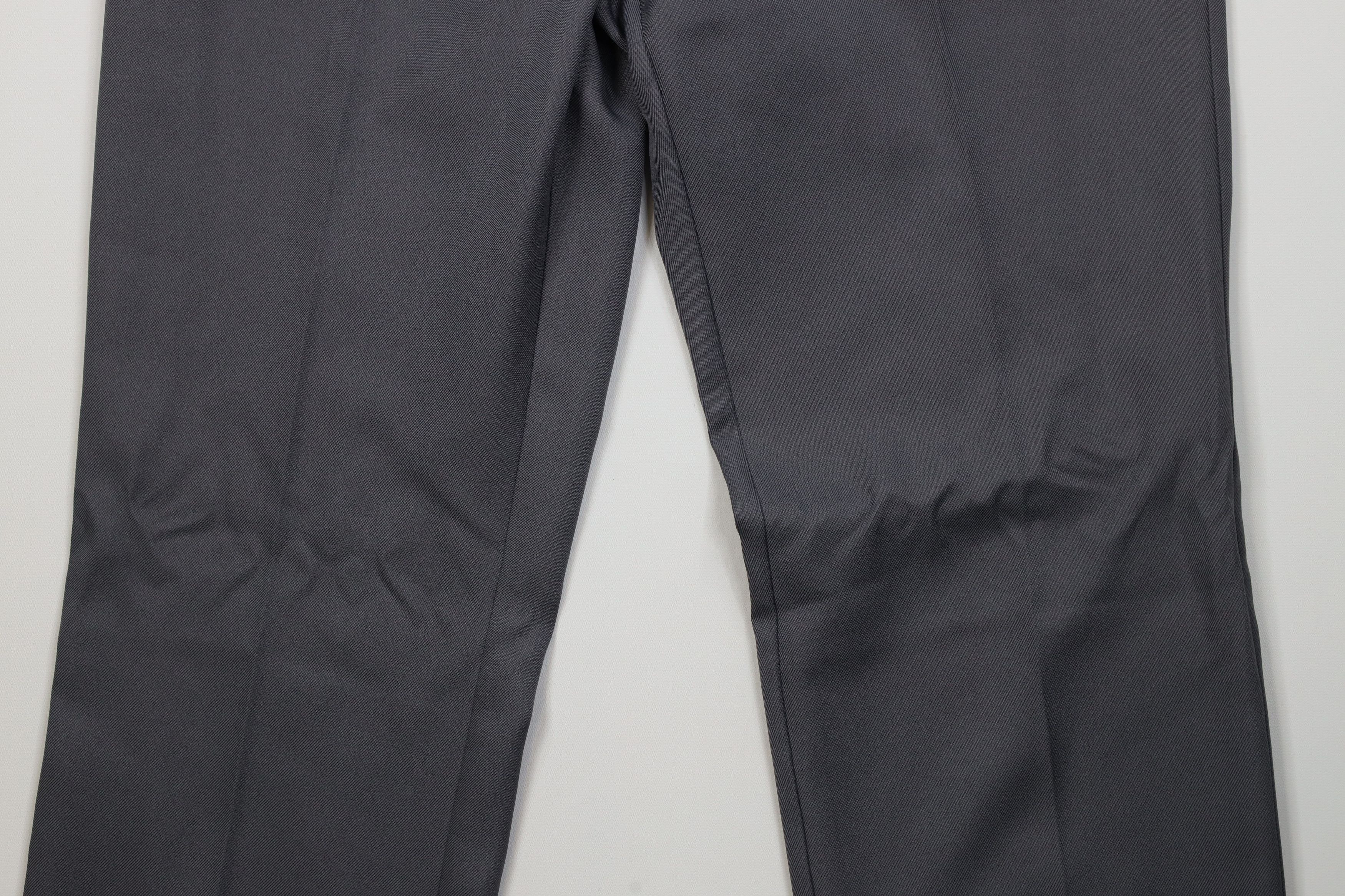 Vintage Vintage 90s Streetwear Knit Flared Wide Leg Chino Pants Gray Size US 38 / EU 54 - 3 Thumbnail
