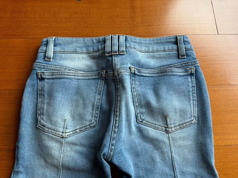 Balmain balmain high-waisted fitted motorcycle jeans-2508 Size US 34 / EU 50 - 6 Thumbnail