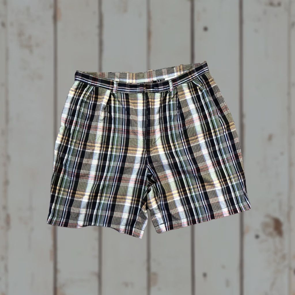 Polo Ralph Lauren Polo Ralph Lauren Shorts Mens 42 Multicolor Plaid Tyler Chino Pleated 9 Inseam Size US XL / EU 56 / 4 - 1 Thumbnail