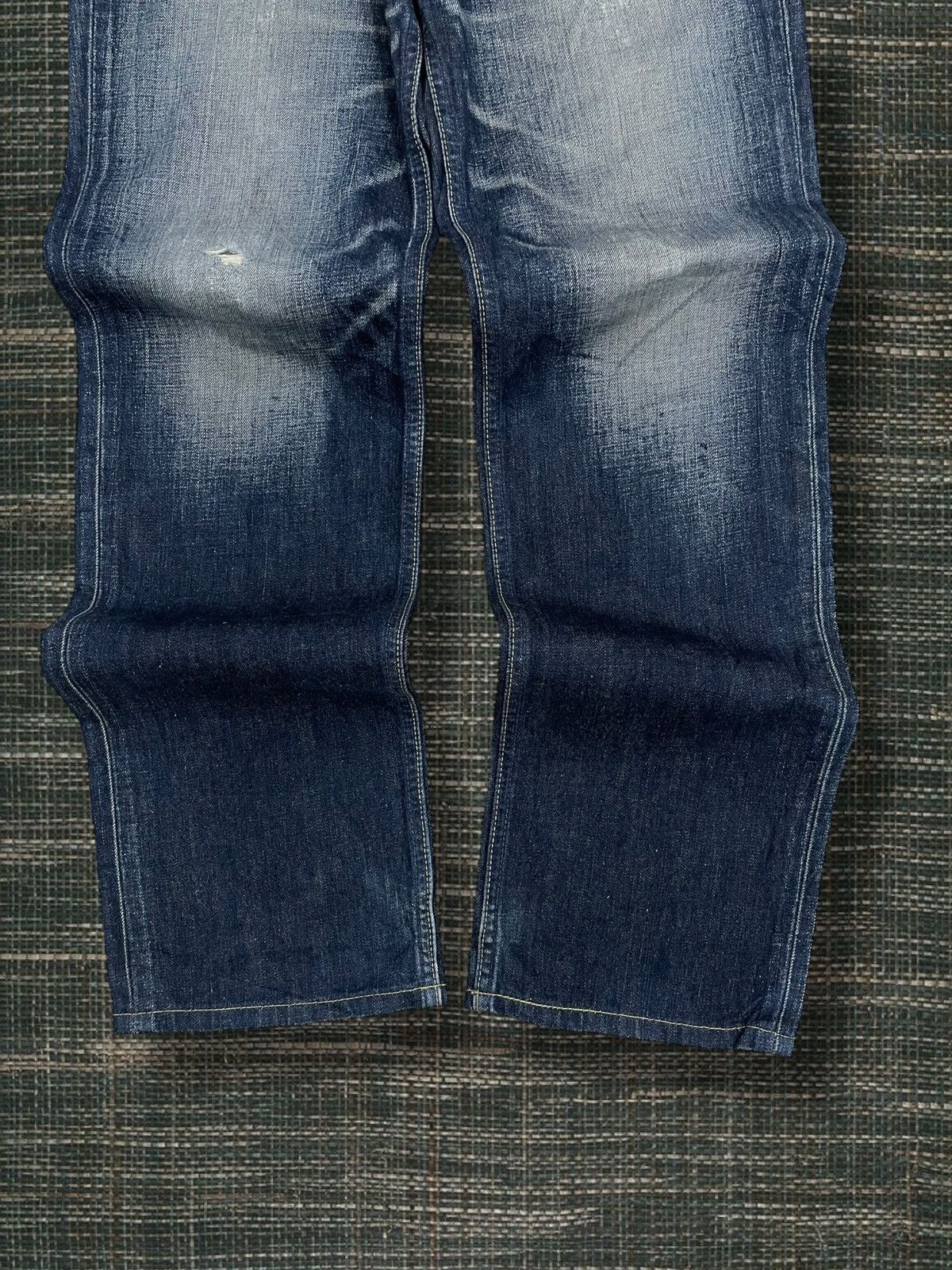 Levi's Vintage Clothing Vintate 1990s Designer Levis 502 Distressed Blue Denim Size US 29 - 3 Thumbnail