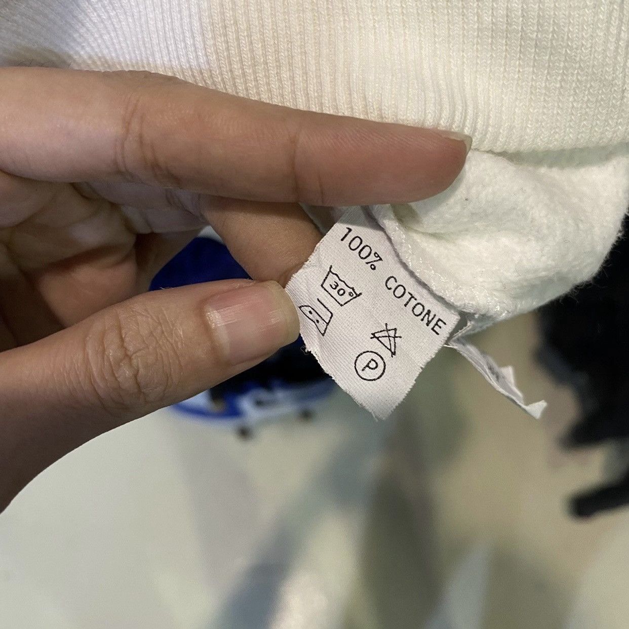 Courreges Vintage Courreges Spell Out Embroidered Sweatshirt Baby Blue Size US M / EU 48-50 / 2 - 7 Thumbnail