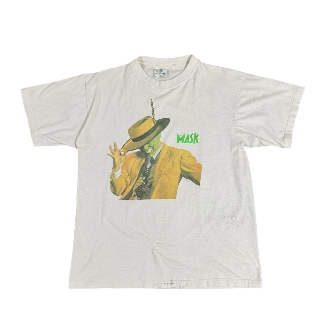 Vintage Vintage 90s Movie The Mask Jim Carrey Tee Shirt Size US L / EU 52-54 / 3 - 3 Thumbnail