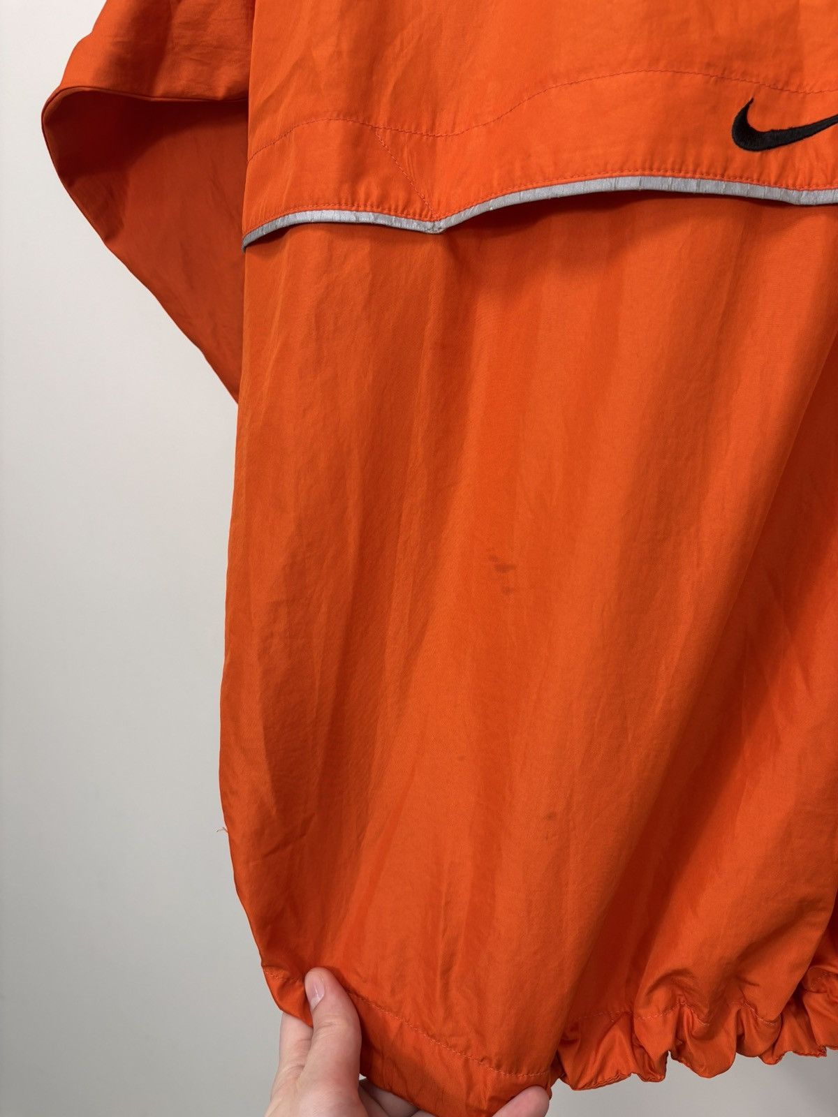 Nike Vintage 1990s Nike Y2K Orange Half Zip Windbreaker Jacket Size US M / EU 48-50 / 2 - 18 Thumbnail
