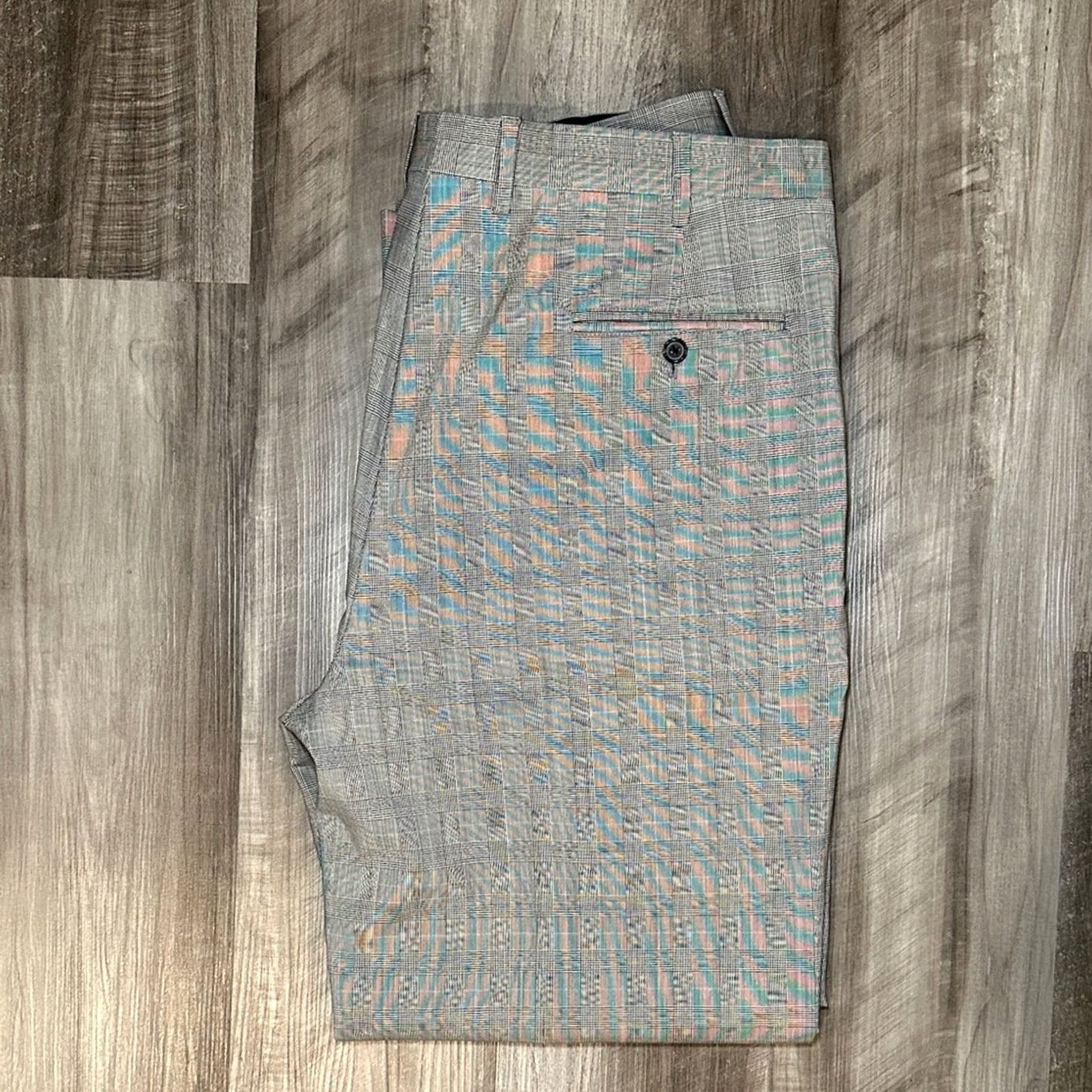 Brooks Brothers Brooks Brothers Madison Dress Pants - 39 Regular Inseam 31 Wool Mohair Gray Plaid Men's Dress Pants Size US 39 - 2 Thumbnail