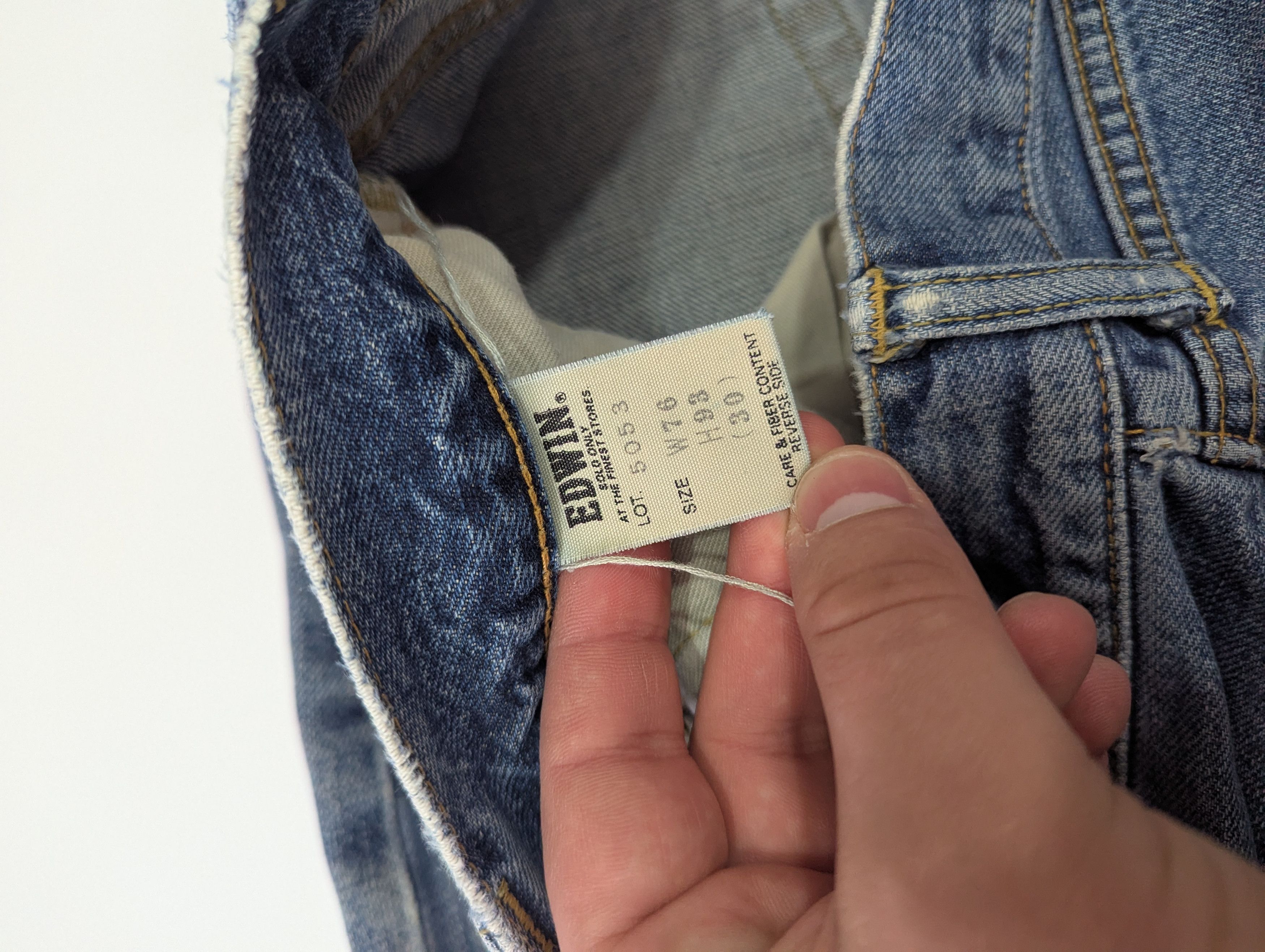 Edwin × Hysteric Glamour × Vintage Vintage Edwin Japan Selvedge Denim Pants Jeans Size US 30 / EU 46 - 6 Thumbnail