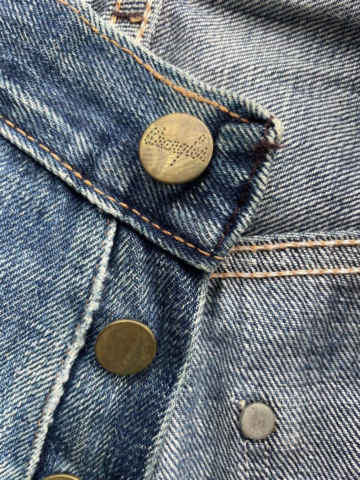 Wrangler Vintage Wrangler Blue Bell Selvedge Denim Size US 33 - 21 Thumbnail