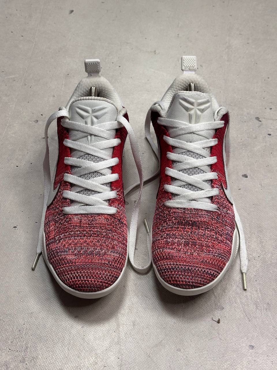 Nike Nike Kobe 11 Elite Low 4KB Red White Flyknit Sneakers US 9.5 Size US 9.5 / EU 42-43 - 3 Thumbnail
