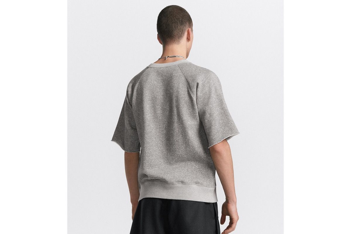 Dior o1bcso1str0226 Short-Sleeved Sweatshirt in Grey Size US M / EU 48-50 / 2 - 5 Thumbnail