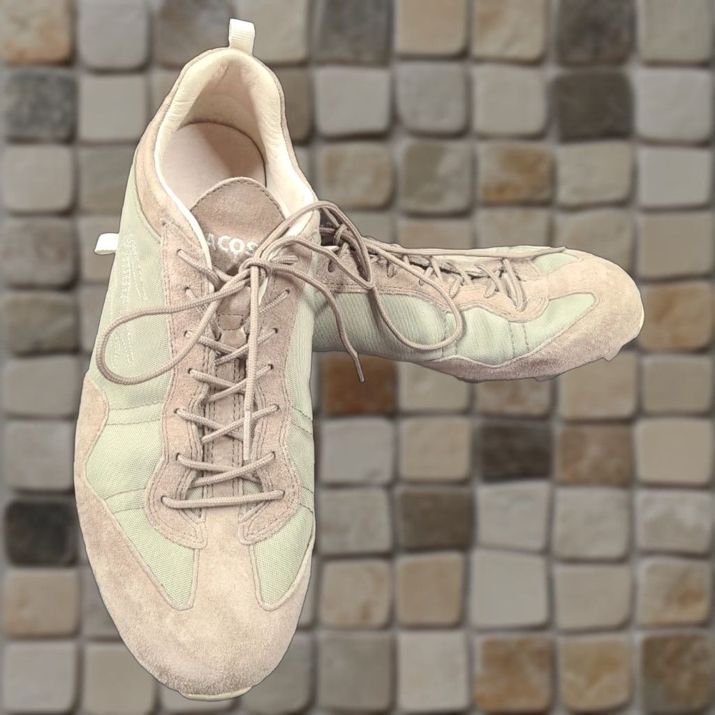 Lacoste VINTAGE Lacoste Raven Mix B61 Men’s Beige Fashion Sneakers Casual Sneaker Leather Size US 10 / EU 43 - 1 Thumbnail