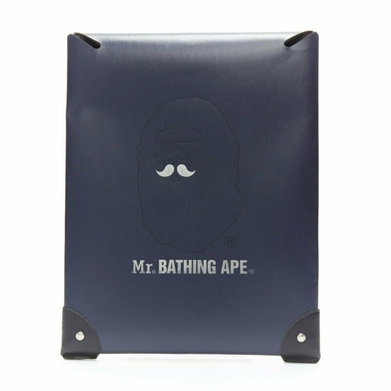 Bape MR.BATHING APE GLOBE-TROTTER SS11 navy blue envelope document case valcan fiber Size ONE SIZE - 1 Thumbnail