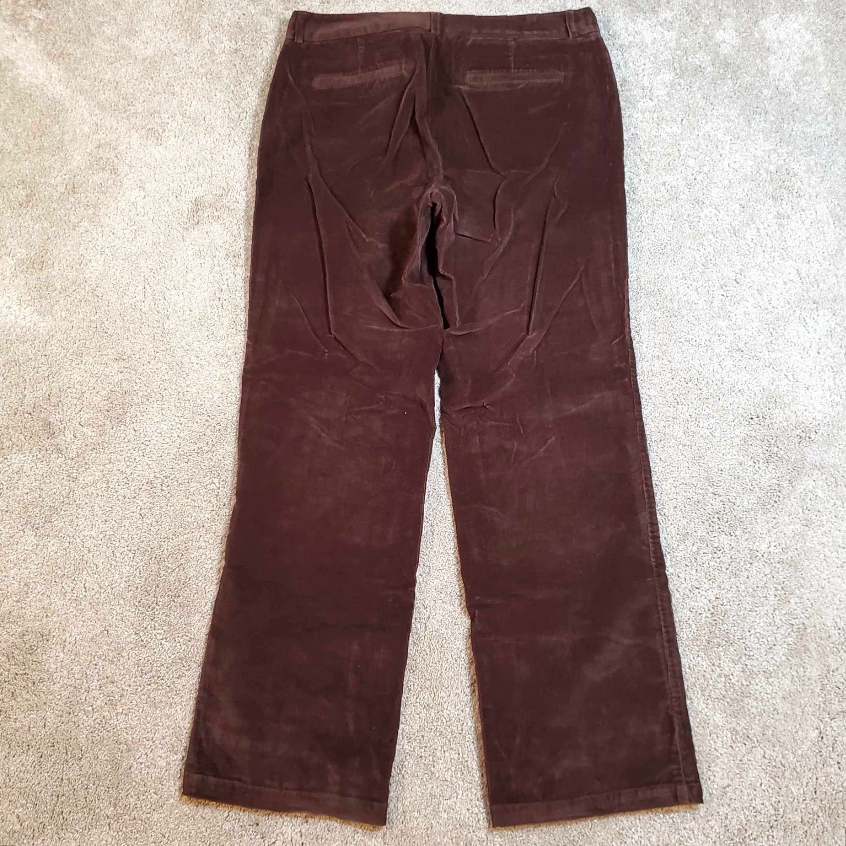 Dockers Dockers Women's Corduroy Pants Wide-Leg 14M Regular 30.5in Inseam Brown Chino Pockets Vintage? Size 36" / US 14 / IT 50 - 3 Thumbnail