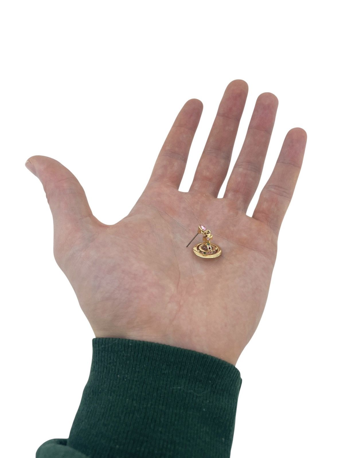 Vivienne Westwood Single Gold 3D Orb Earring Size ONE SIZE - 7 Thumbnail