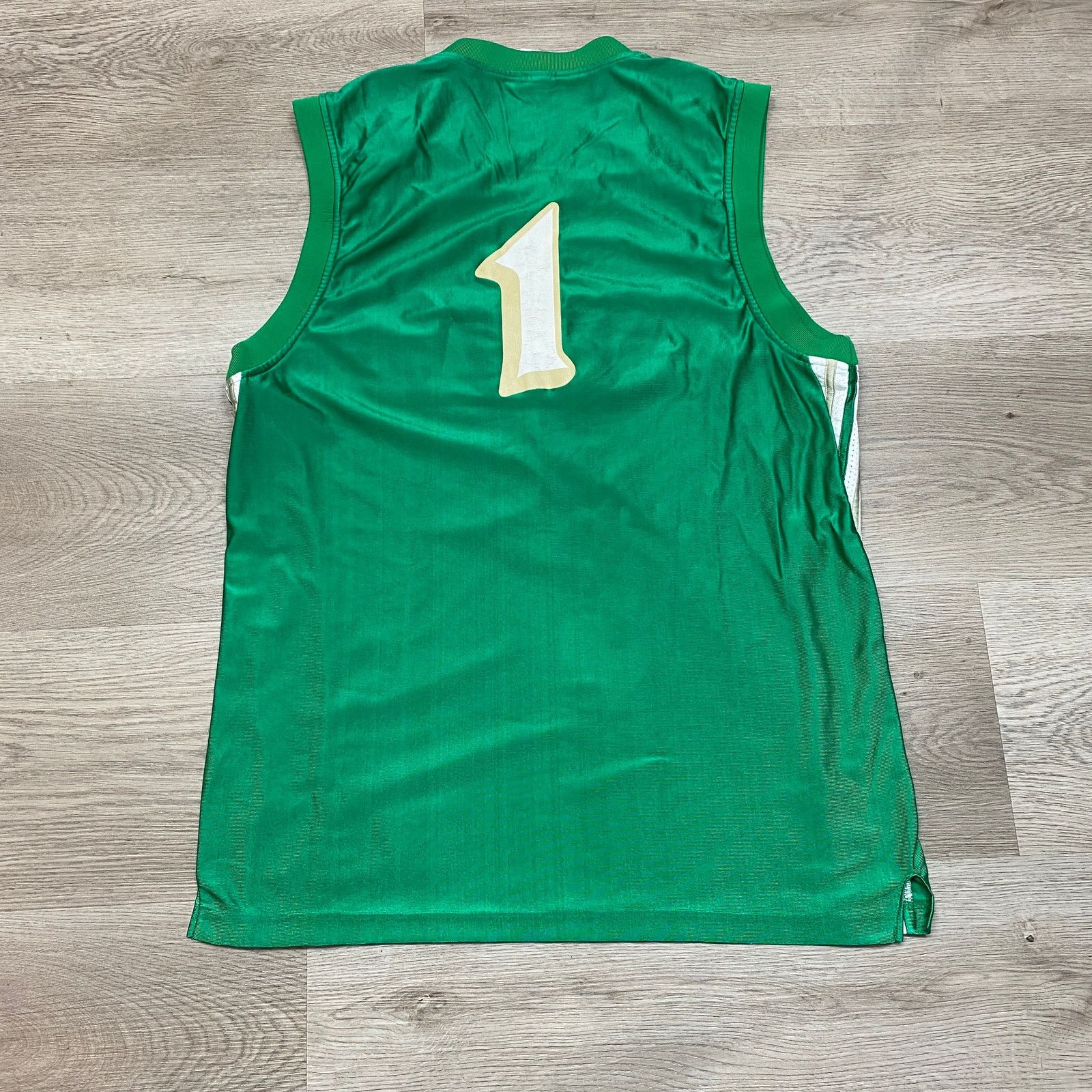 Adidas × NCAA × Vintage VTG Adidas Notre Dame Fighting Irish #1 Basketball Jersey XL Size US XL / EU 56 / 4 - 3 Thumbnail