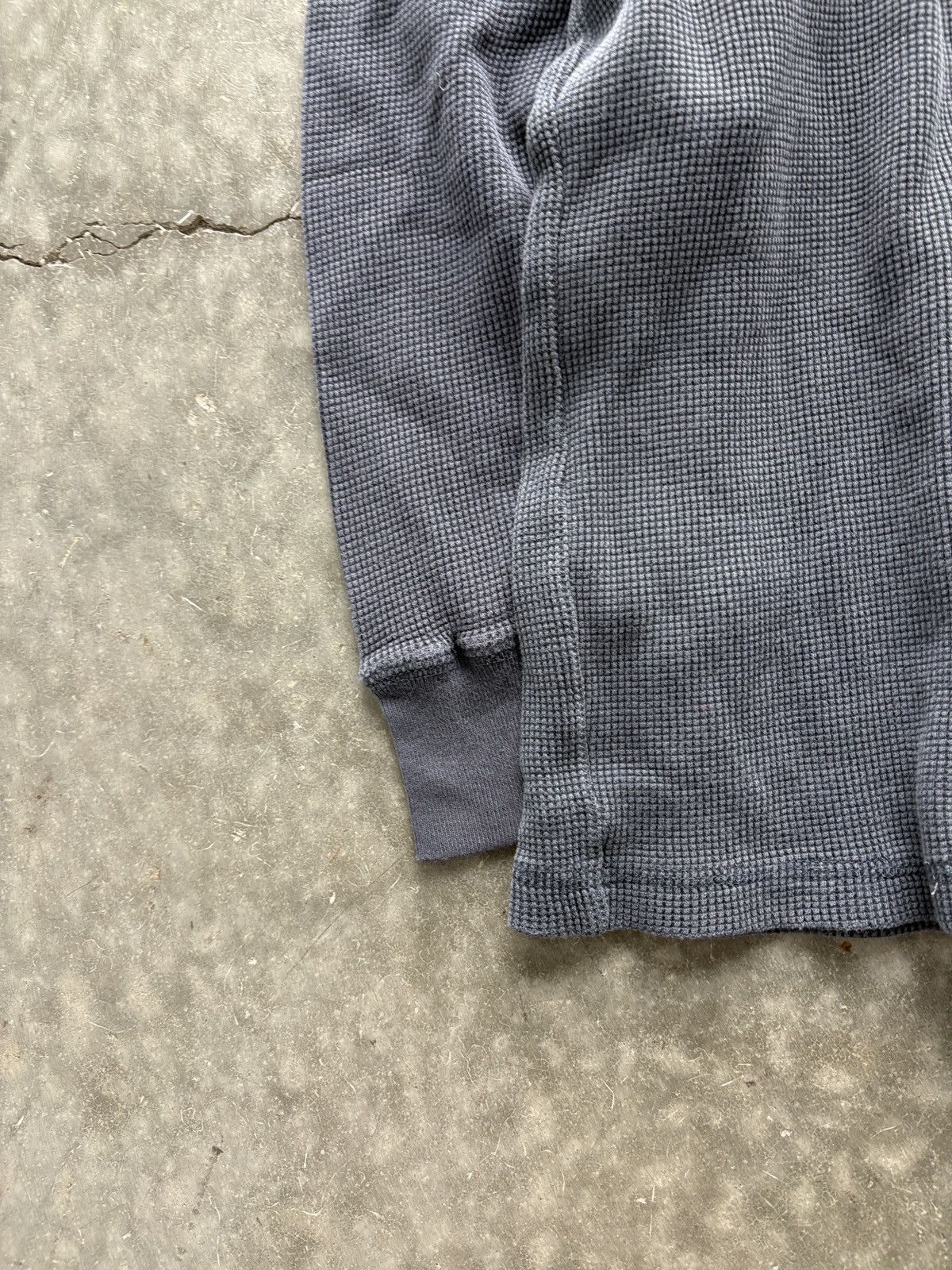 Old Navy Vintage Y2K Faded Blue Thermal Longsleeve Boxy Fit Size US XL / EU 56 / 4 - 3 Thumbnail