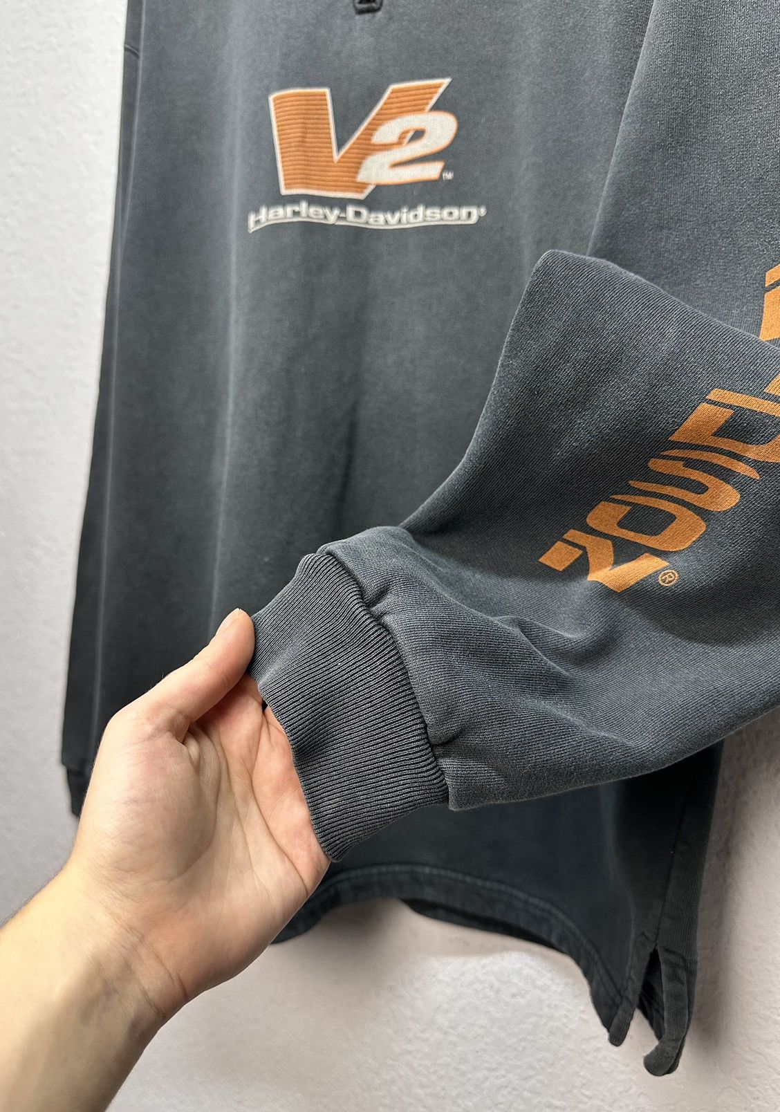 Harley Davidson Rare 🥵 Harley Davidson zip hoodie quarter sweatshirt y2k Size US L / EU 52-54 / 3 - 6 Thumbnail
