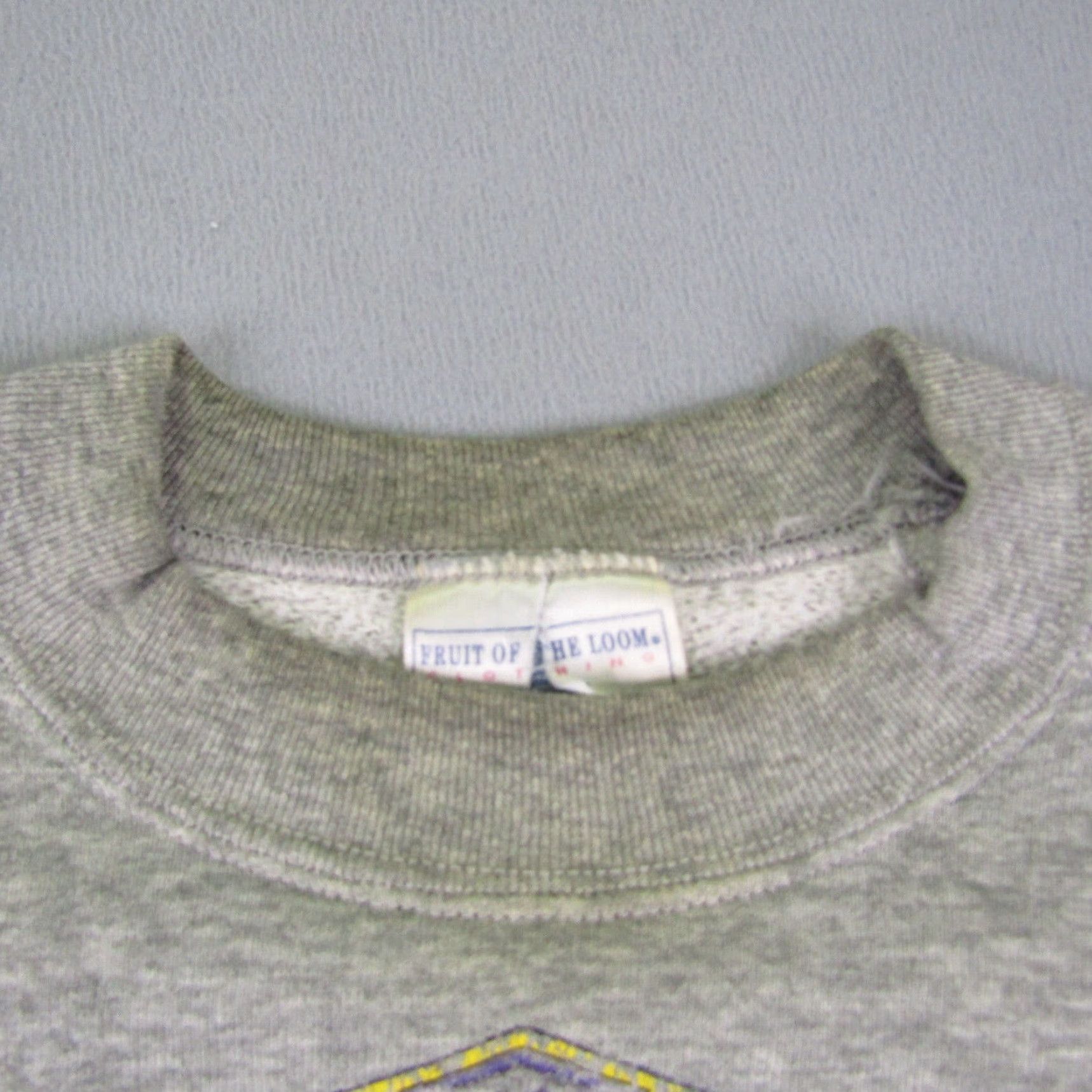 Fruit Of The Loom VINTAGE Florida Sweatshirt Womens Large Crewneck Pullover Sweater Dolphin 90s Size L / US 10 / IT 46 - 3 Thumbnail