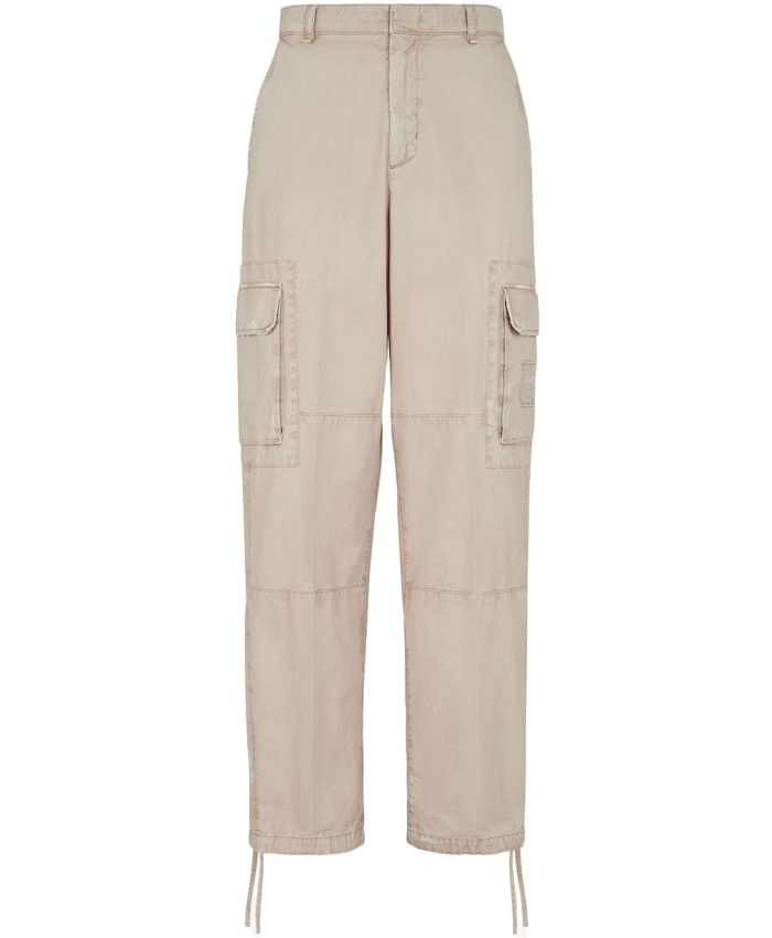 o1loc1c0824 Trousers in Beige