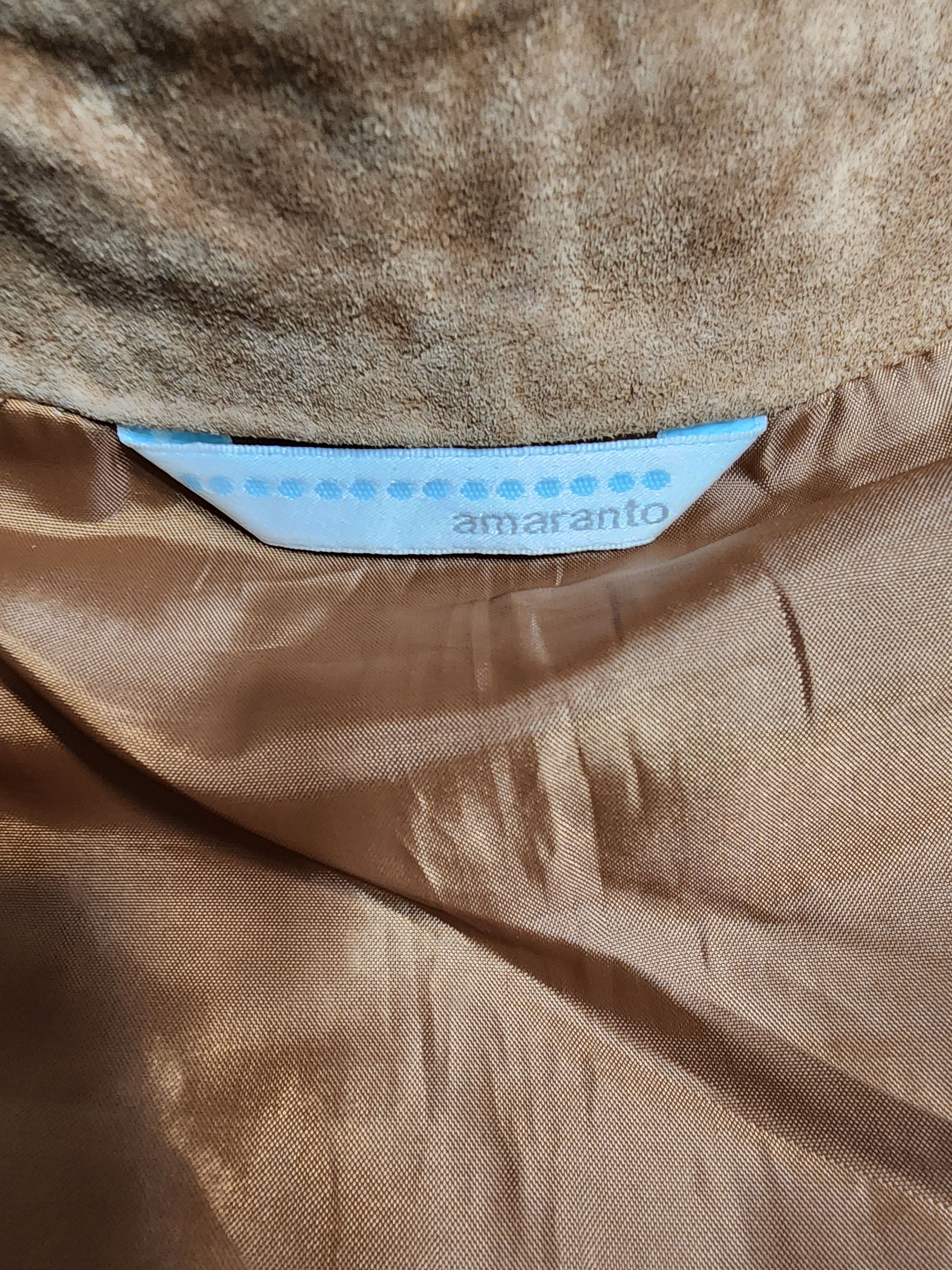 Other Brown Suede Leather Skirt, Plastic Zipper Fasteners Size 32" / US 10 / IT 46 - 10 Thumbnail