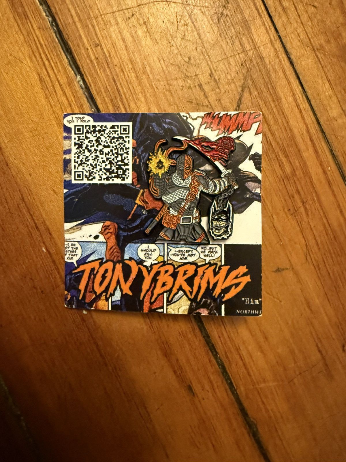 Other Tony brims deathstroke pin Size ONE SIZE - 2 Thumbnail