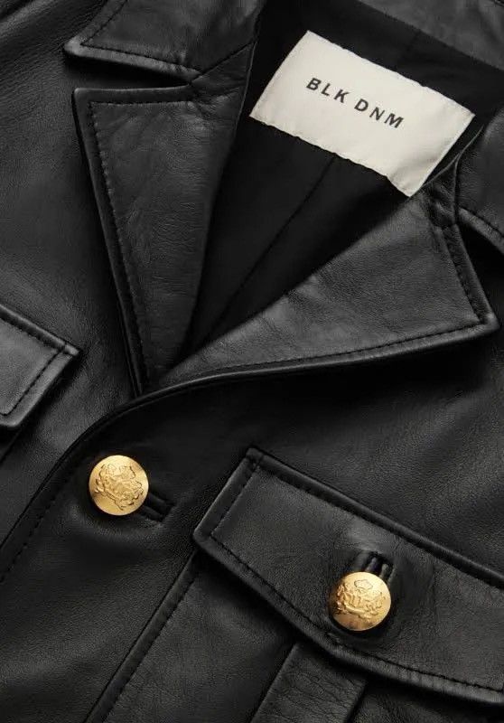 Blk Dnm Leather jacket 175 EU 48 USA 38 Size US M / EU 48-50 / 2 - 5 Thumbnail