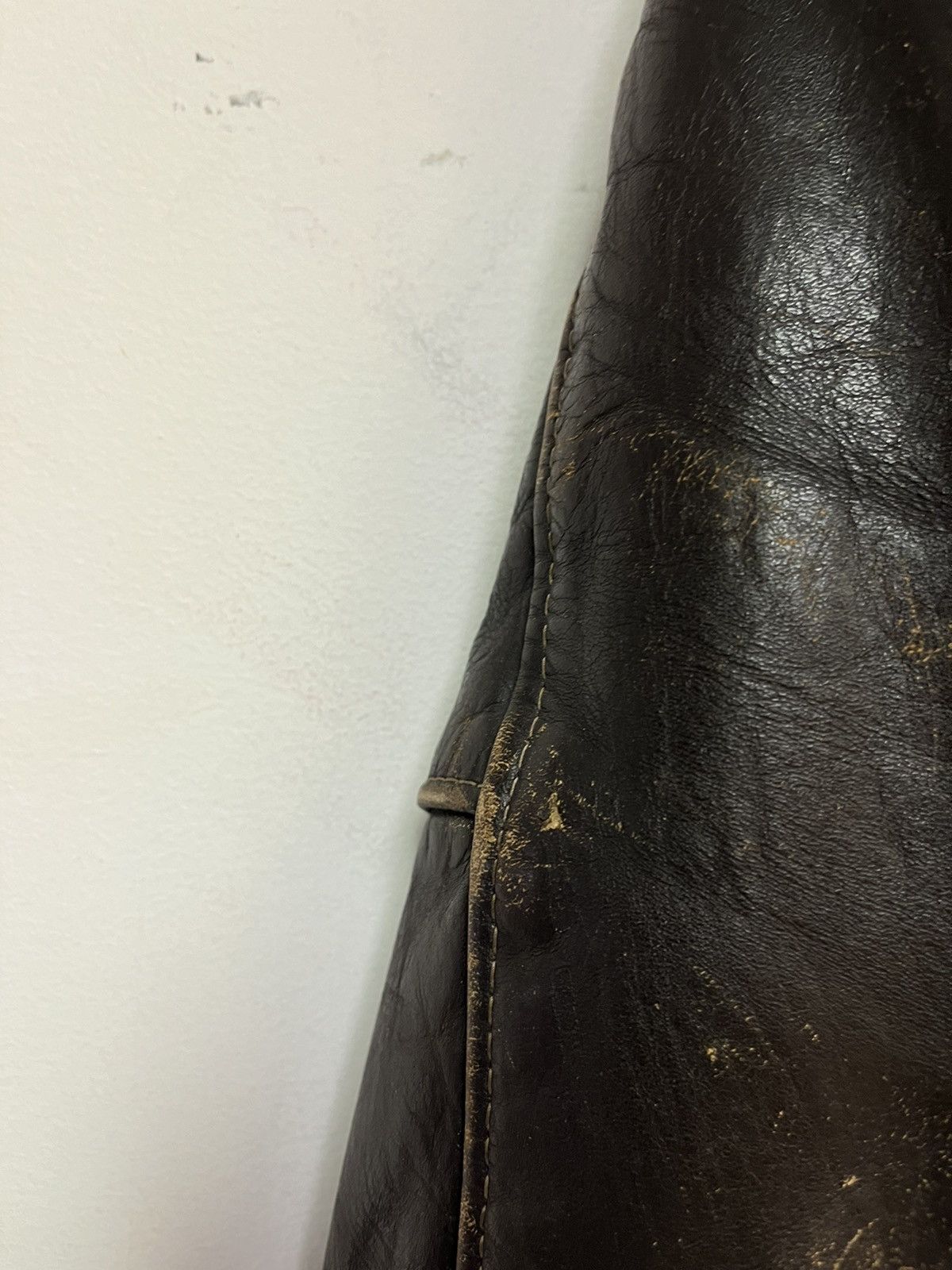 Schott 70’s Schott Leather Bomber Jacket Size US L / EU 52-54 / 3 - 3 Thumbnail