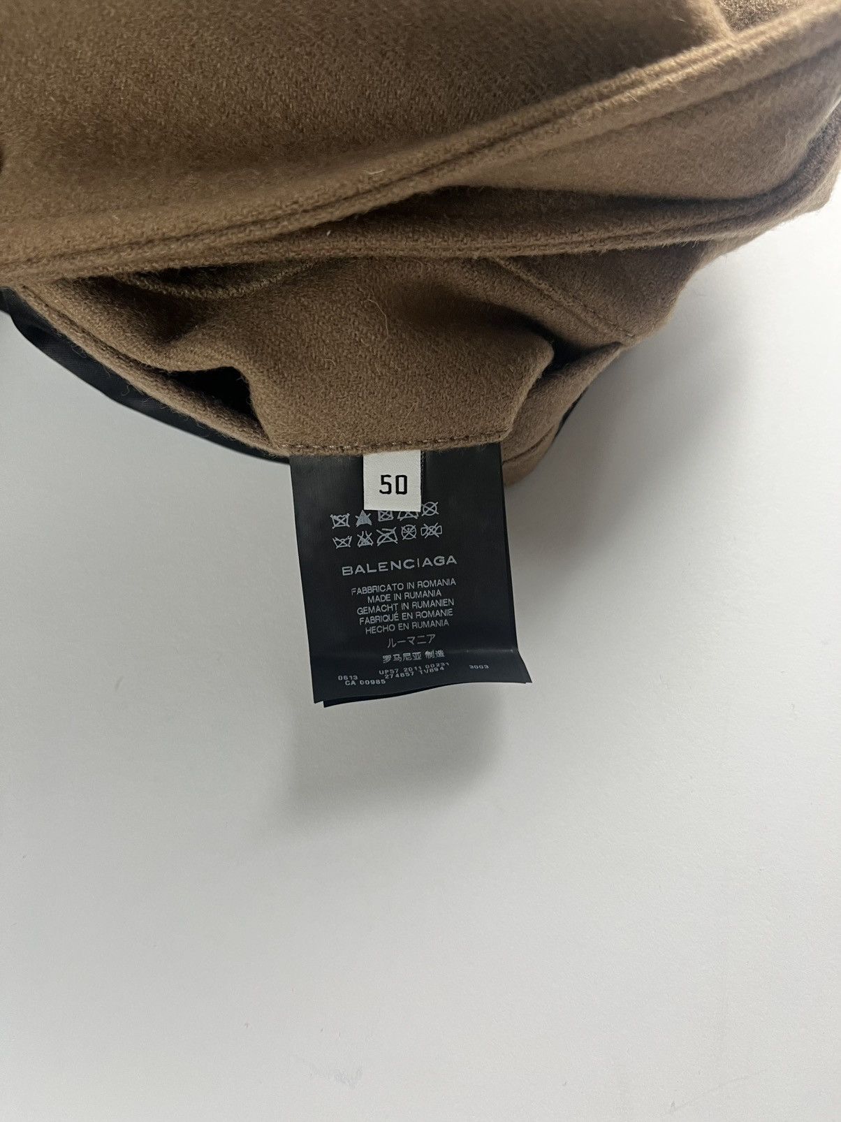 Balenciaga Balenciaga Leather Trimmed Multi-Zip Camel Coat FW 2011 Size US M / EU 48-50 / 2 - 8 Thumbnail
