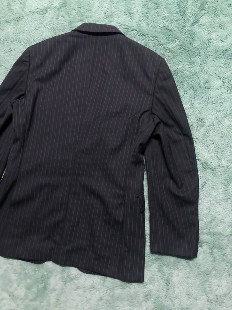 Burberry BURBERRY BLACK LABEL STRIPE BLAZER JACKET Size 38R - 6 Thumbnail