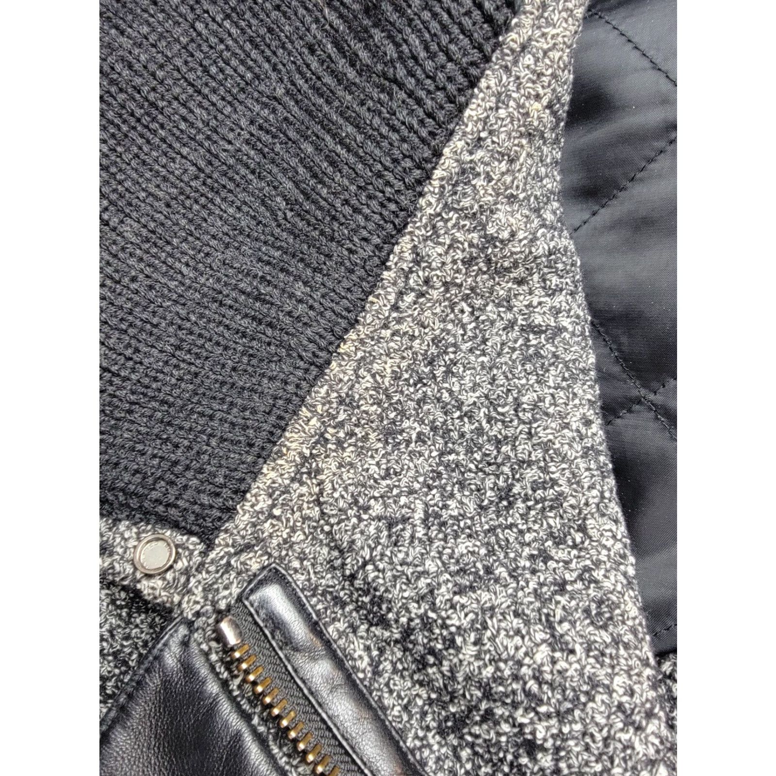 Vince Vince Coat Womens M Shawl Collar Asymmetrical Zip Leather Trim Size M / US 6-8 / IT 42-44 - 4 Thumbnail