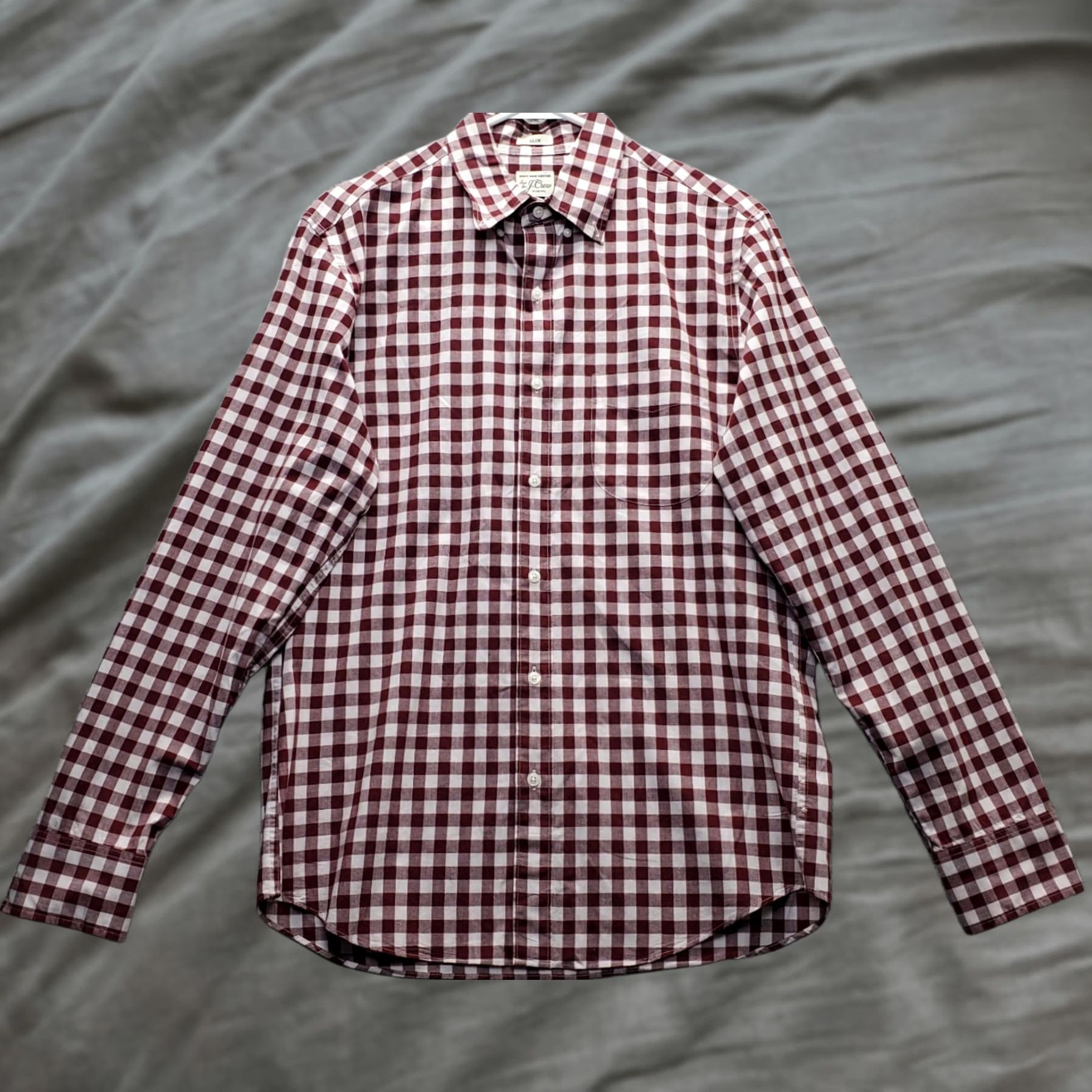 J.Crew J.Crew Mens Shirt Multi Check Slim Stretch Button-Down M White? Multicolor 90s? Size US M / EU 48-50 / 2 - 1 Thumbnail