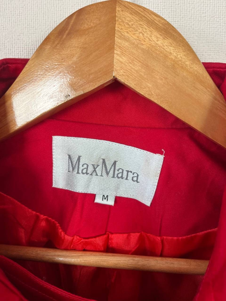 Max Mara MaxMara Red Belted Double-Breasted Trench Coat Mid-Length Size M / US 6-8 / IT 42-44 - 2 Thumbnail