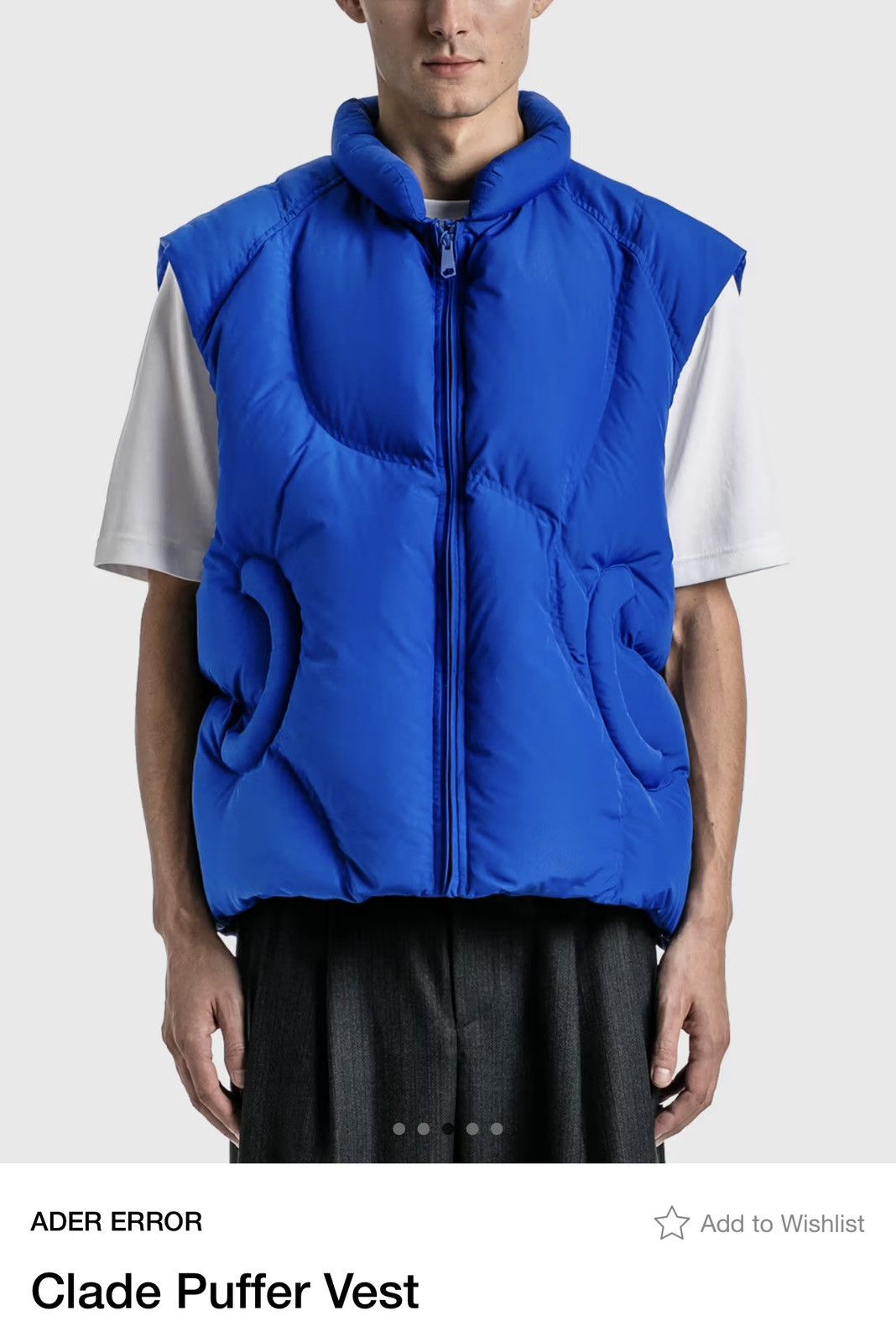 Ader Error Clade Puffer Vest Size US XL / EU 56 / 4 - 7 Thumbnail