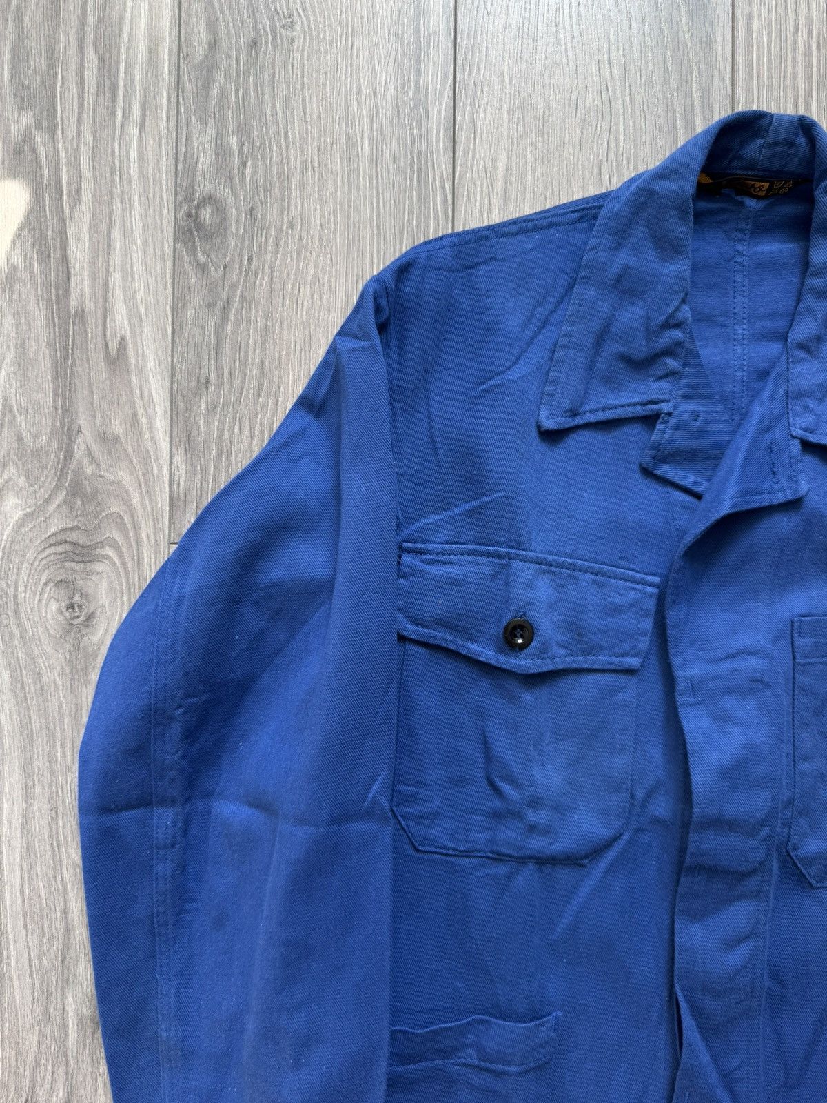 Le Laboureur Vintage French Workwear Utility Chore Kuso Sanfor Jacket Size US S / EU 44-46 / 1 - 5 Thumbnail