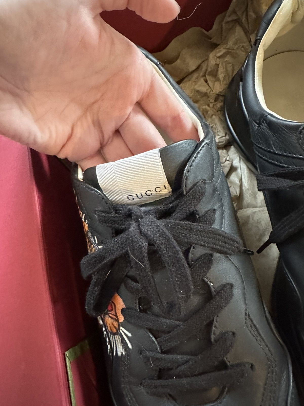 Gucci Gucci Rhyton Sneakers - Tiger Size US 10 / EU 43 - 8 Thumbnail