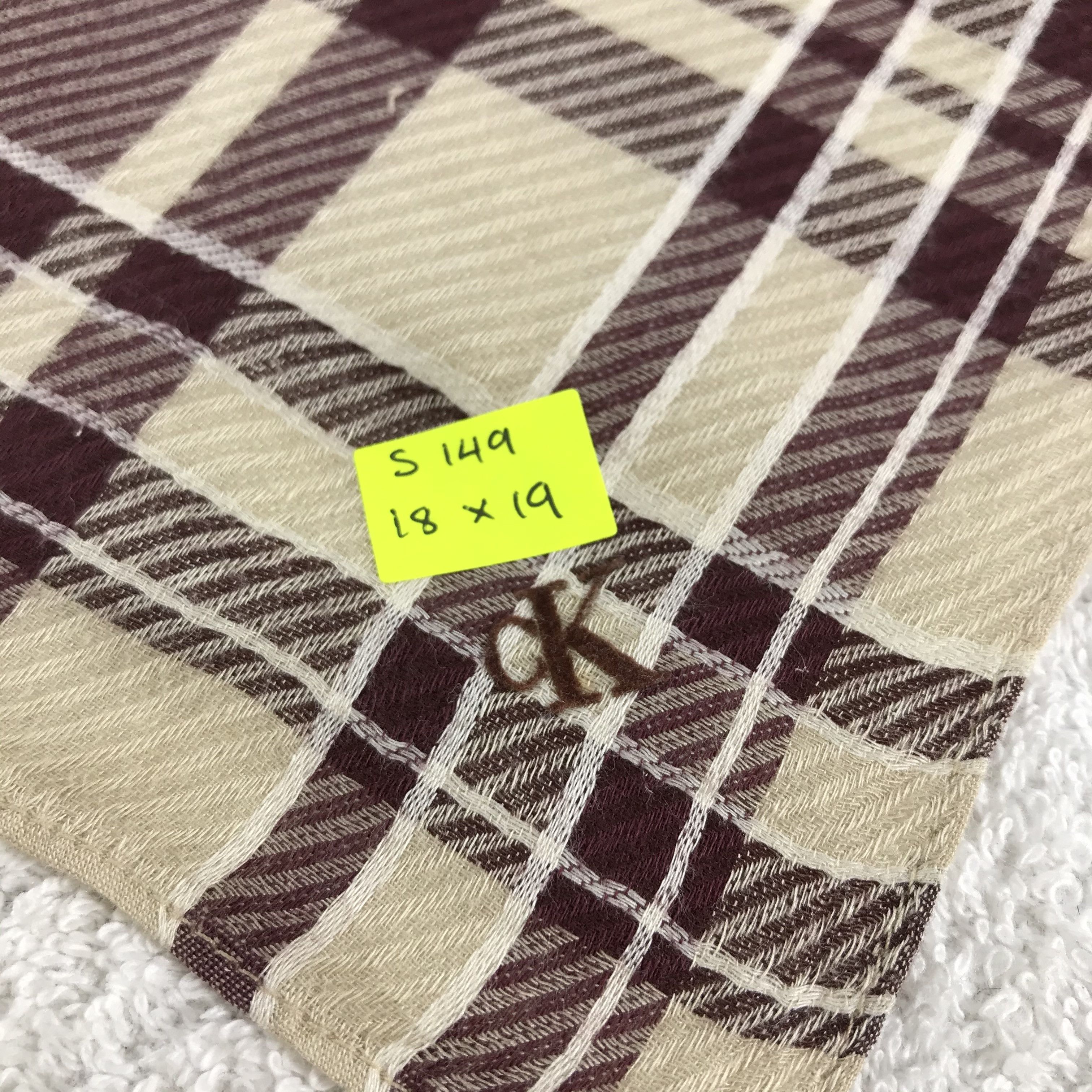Calvin Klein × Vintage Calvin Klein Bandana / Handkerchief / Neckerchief - S149 Size ONE SIZE - 5 Thumbnail