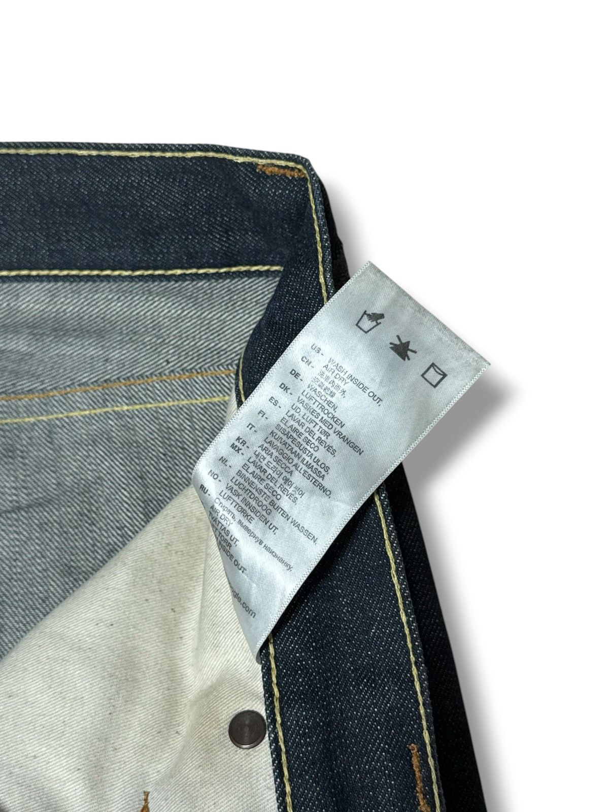 Tellason Tellason Japan Selvage Elgin White Oak Cone Denim Pants Size US 31 - 13 Thumbnail