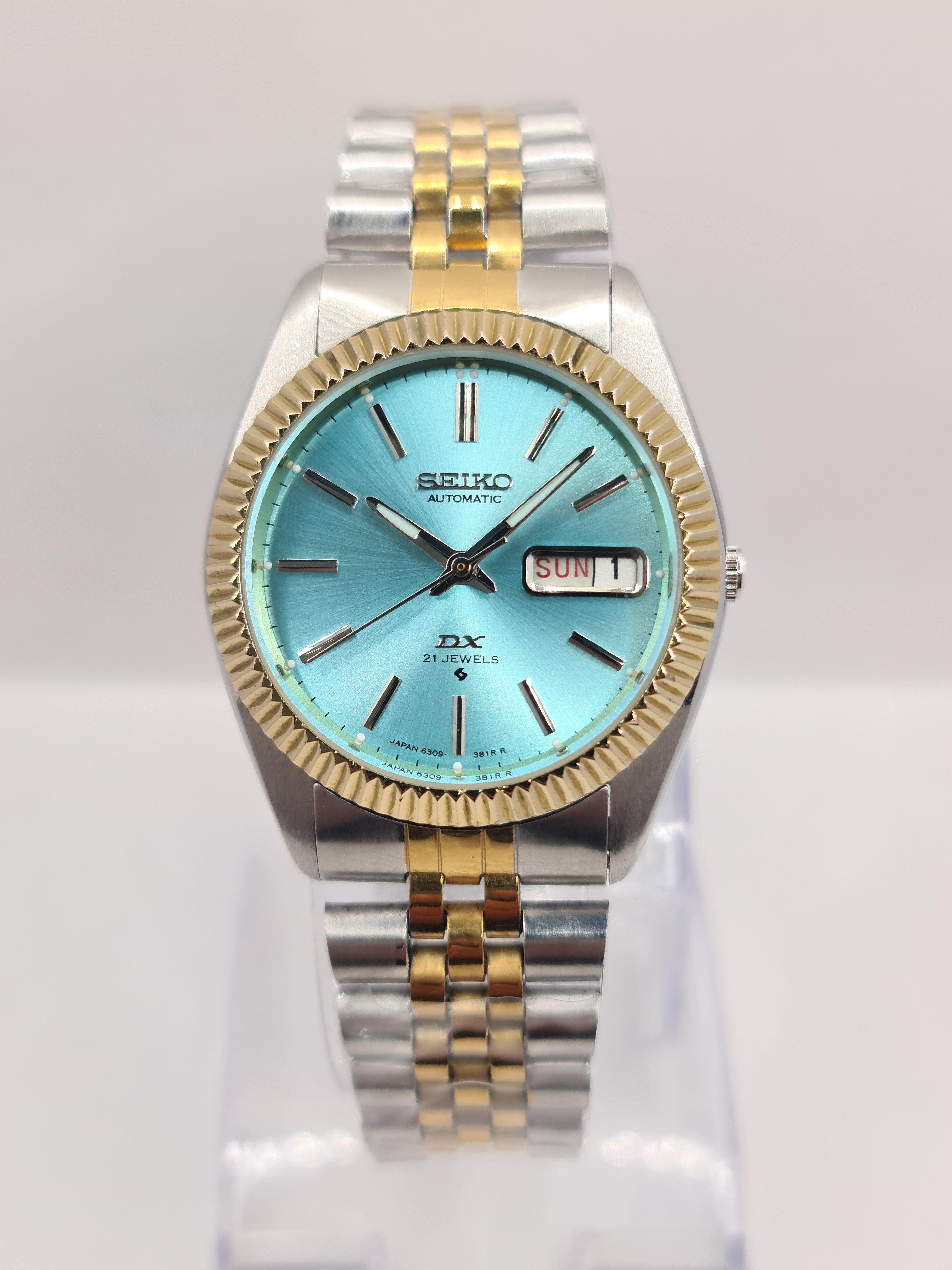 Japanese Brand × Seiko Seiko DX Automatic Fluted Bazel Day/Date Japan Size 36 - 3 Thumbnail