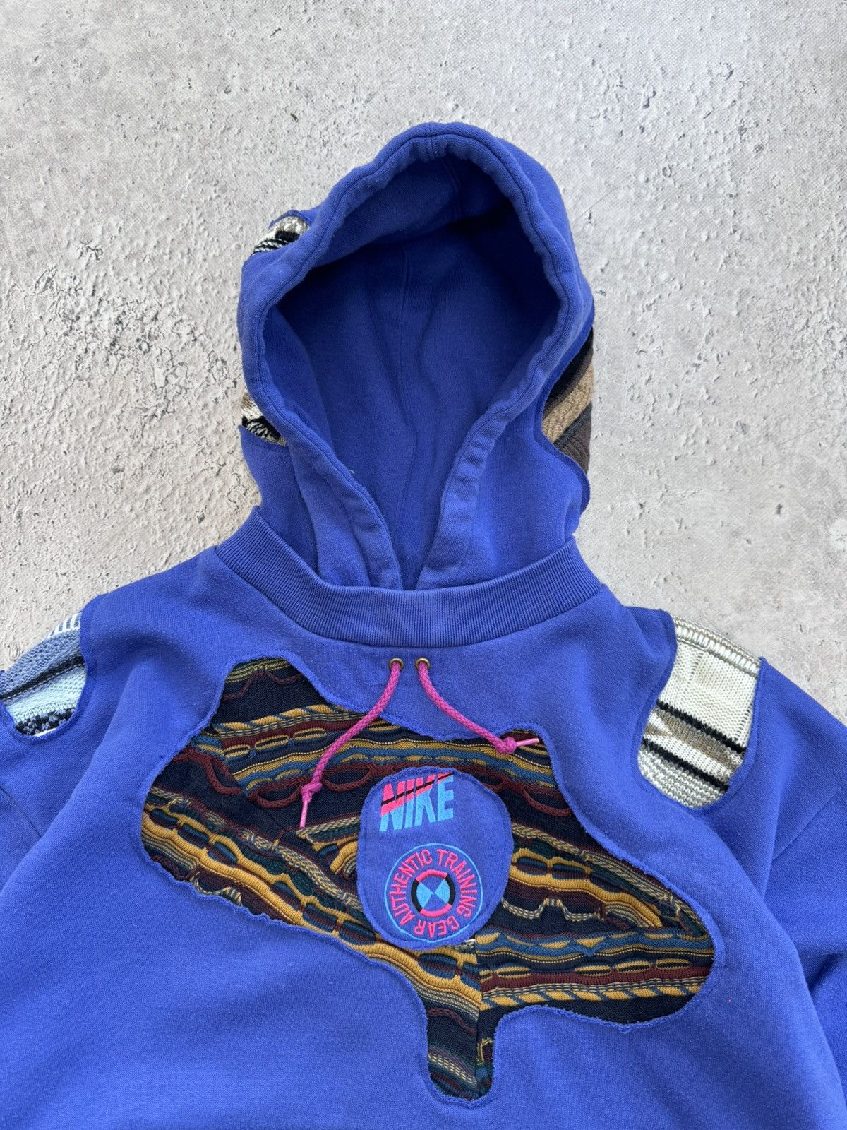 Coogi × Nike × Vintage SALE💣💣 Reworked Nike skeleton hoodie y2k BY COOGI SWEATER Size US M / EU 48-50 / 2 - 4 Thumbnail