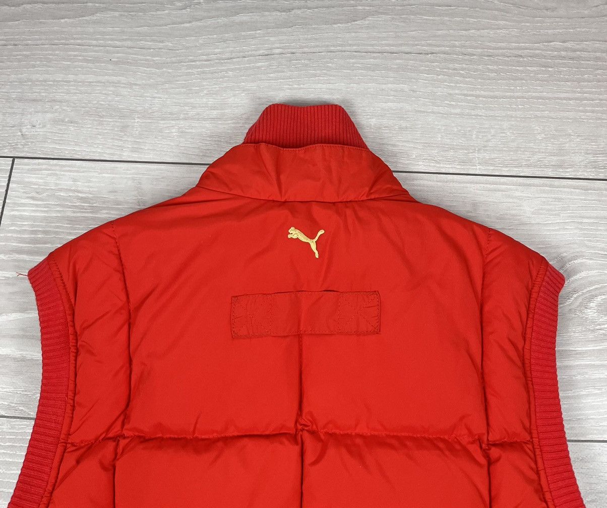 Puma Puma Italia 2002 Red Soccer Team Puffer Vest Jacket Size US M / EU 48-50 / 2 - 13 Thumbnail