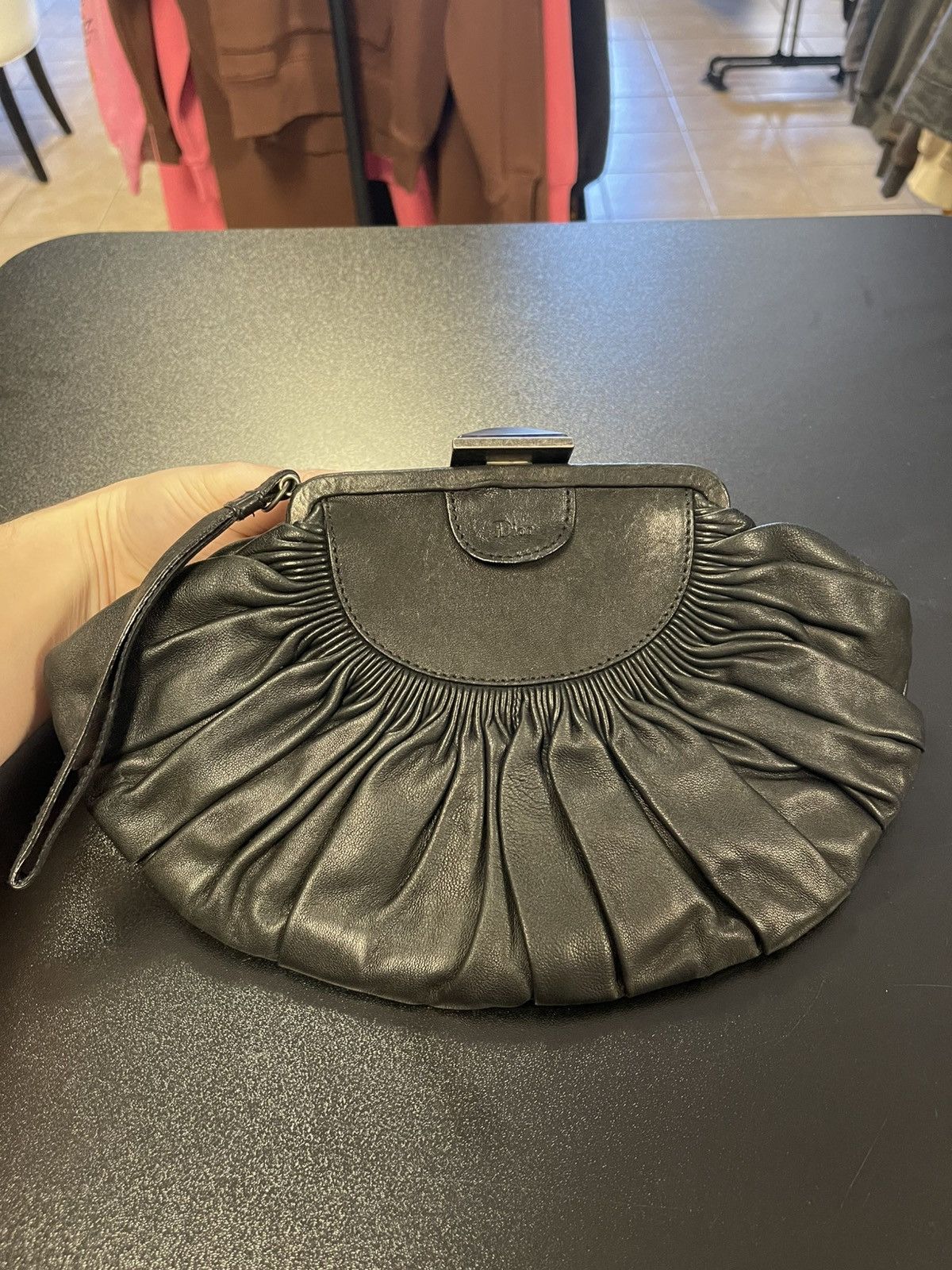 Christian Dior Monsieur × Dior Christian Dior Leather Evening Bag Vintage Great Condition Size ONE SIZE - 2 Thumbnail