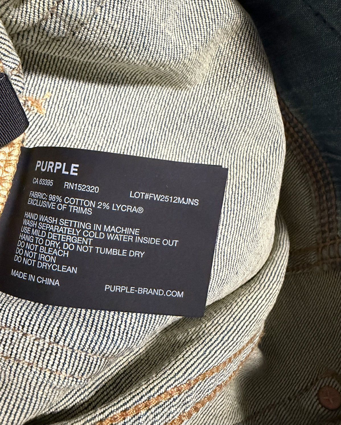 Purple Brand Purple Brand Jeans Mens Slashed Skinny Blue P001 Size 34/32 Size US 34 / EU 50 - 9 Thumbnail