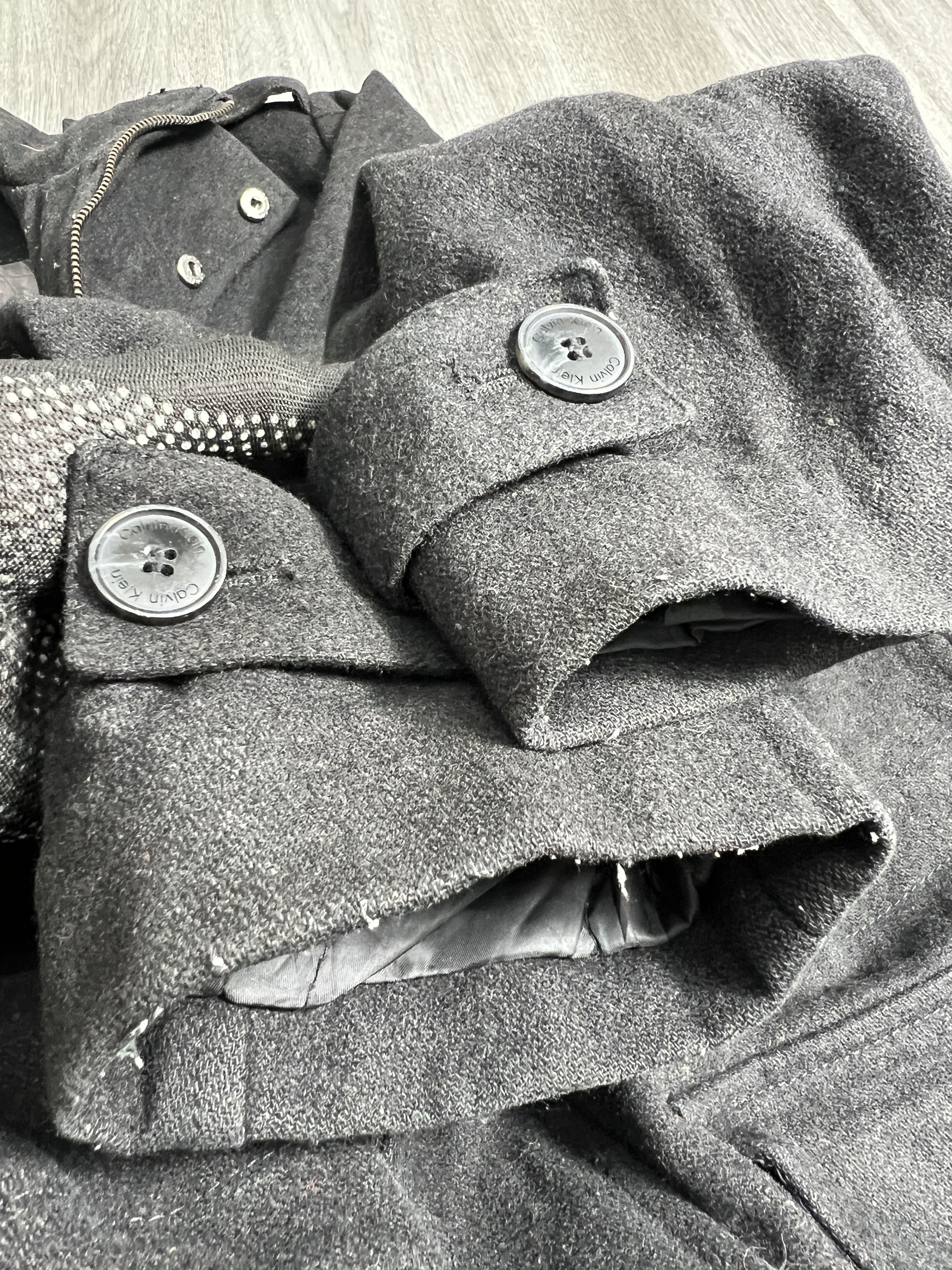 Calvin Klein Calvin Klein Wool Field Military Jacket (L) JKA449 Size US L / EU 52-54 / 3 - 3 Thumbnail