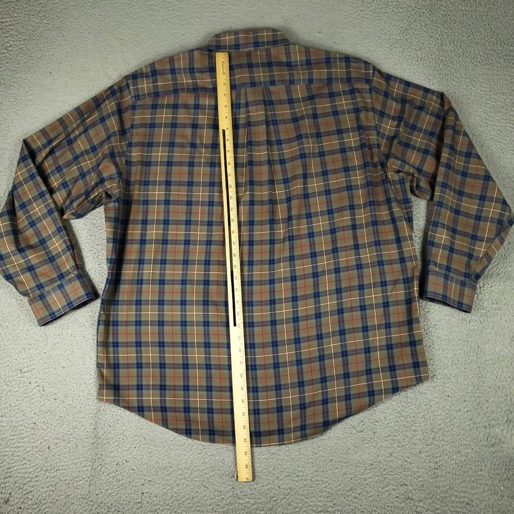 Brooks Brothers Brooks Brothers Shirt Mens XL Brown Plaid Button-Up Long Sleeve Vintage? No Size US XL / EU 56 / 4 - 3 Thumbnail