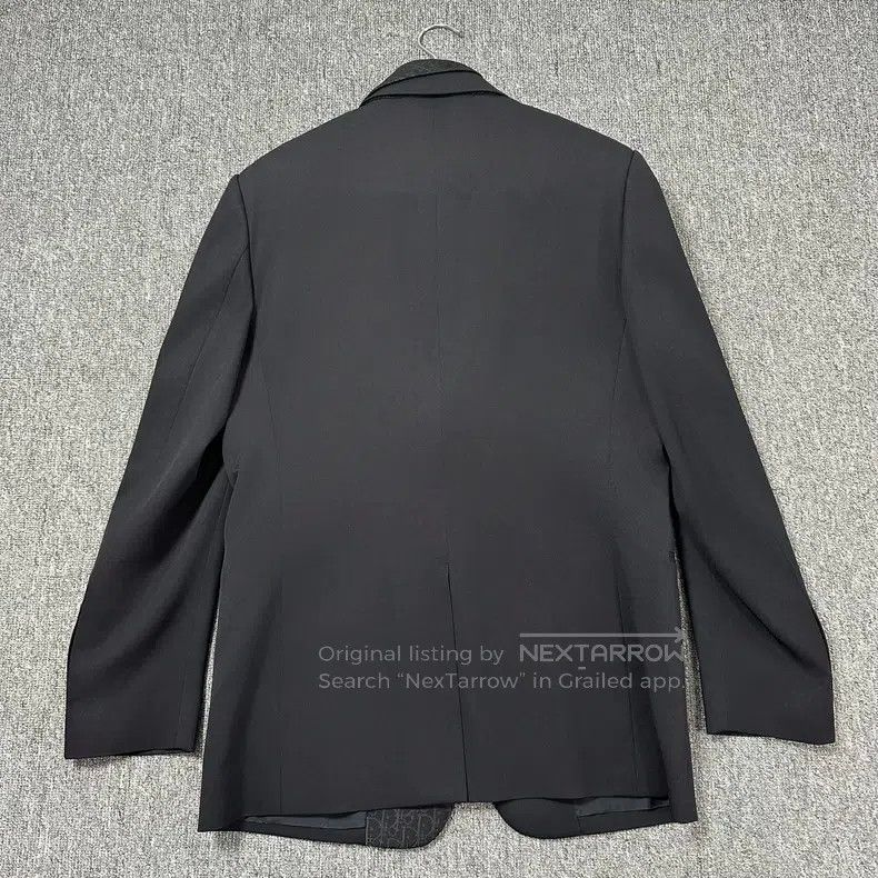 Dior Dior Dark Pattern Collar Logo Wool Suit Jacket Size US M / EU 48-50 / 2 - 3 Thumbnail