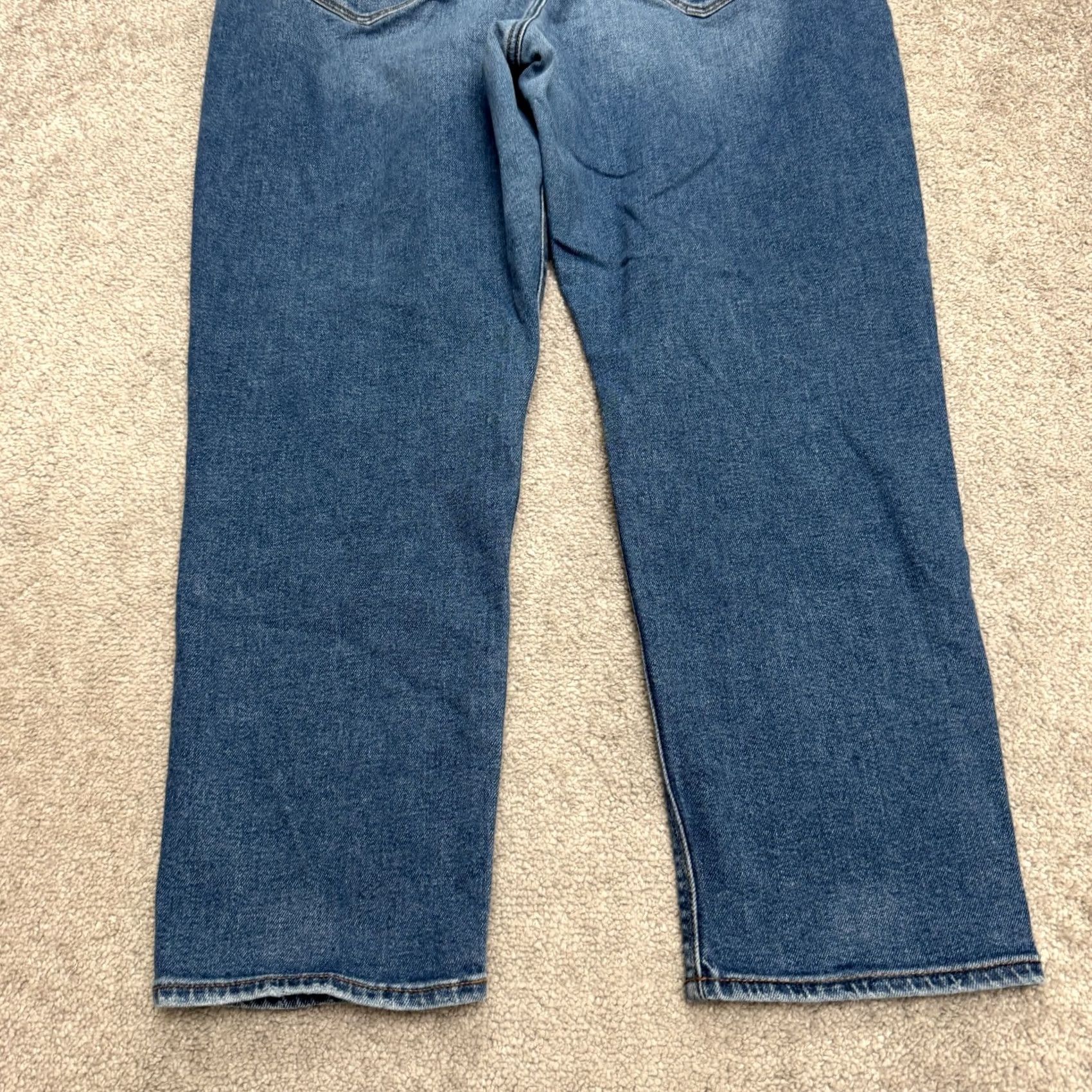 American Eagle Outfitters American Eagle Outfitters AE x ME Stretch Button Fly Mom Denim Jeans Women 16 Blue Size 38" / US 16 / IT 52 - 5 Thumbnail
