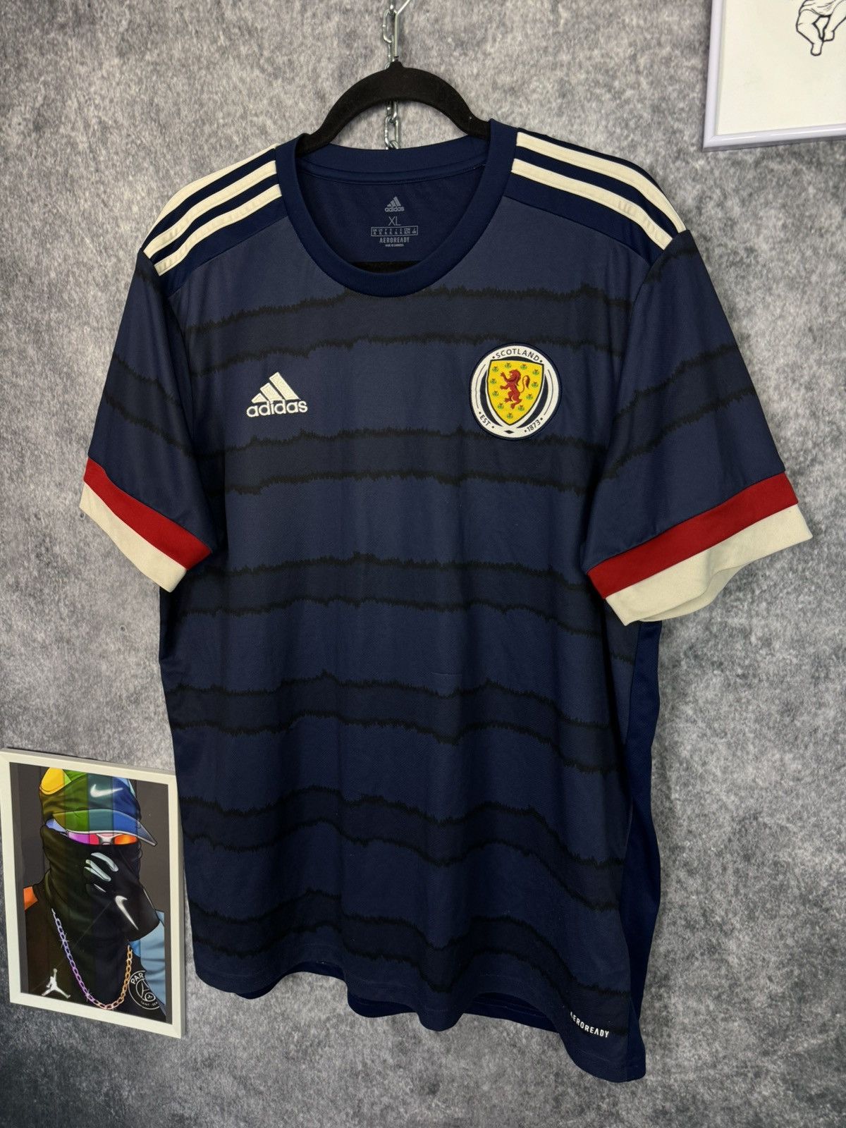 Adidas T-Shirt Adidas Scotland National Team 2020 size XL Jersey Size US XL / EU 56 / 4 - 3 Thumbnail