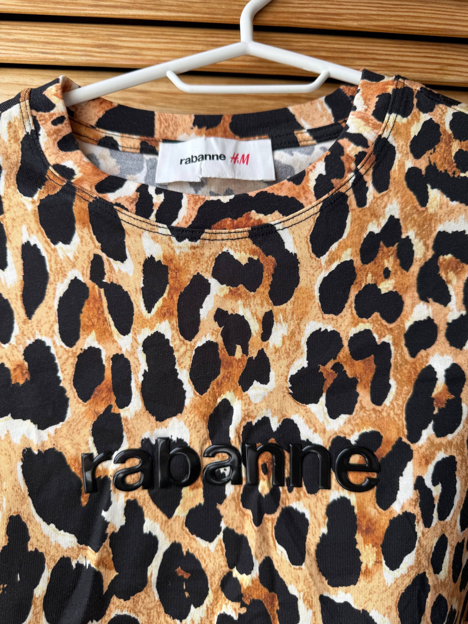 H&M Paco Rabanne H&M Leopard Print T-Shir Size XS / US 0-2 / IT 36-38 - 3 Thumbnail