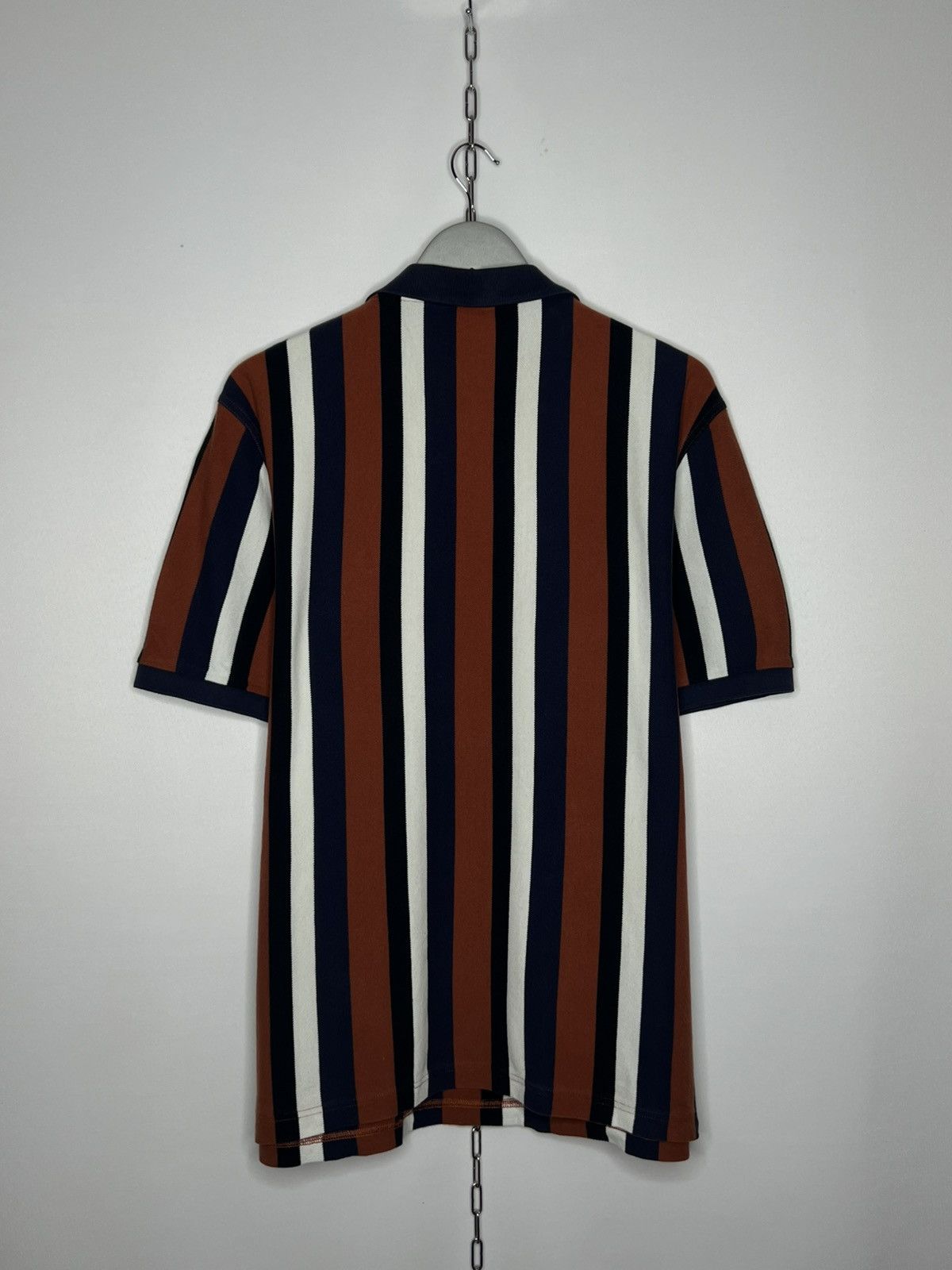 Fred Perry Rare Fred Perry Striped Polo Shirt Short Sleeve Size US XXL / EU 58 / 5 - 6 Thumbnail