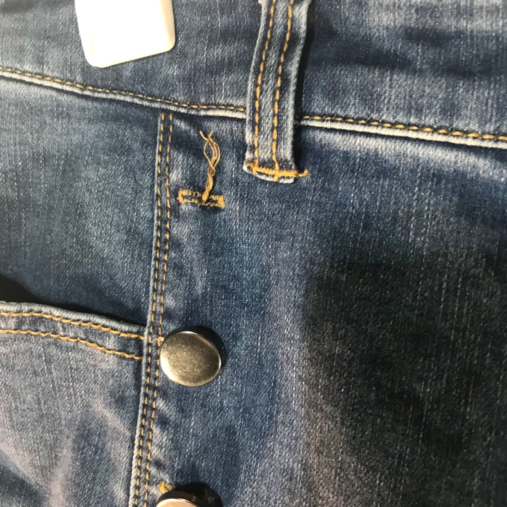 Vintage G By Giuliana G-Sculpt High Rise Button Detail Skinny Jeans Womens Size 10 Blue Size 32" / US 10 / IT 46 - 3 Thumbnail